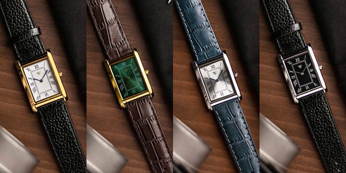 The S23 - Slim Tank Style Watch - By Watchtopia