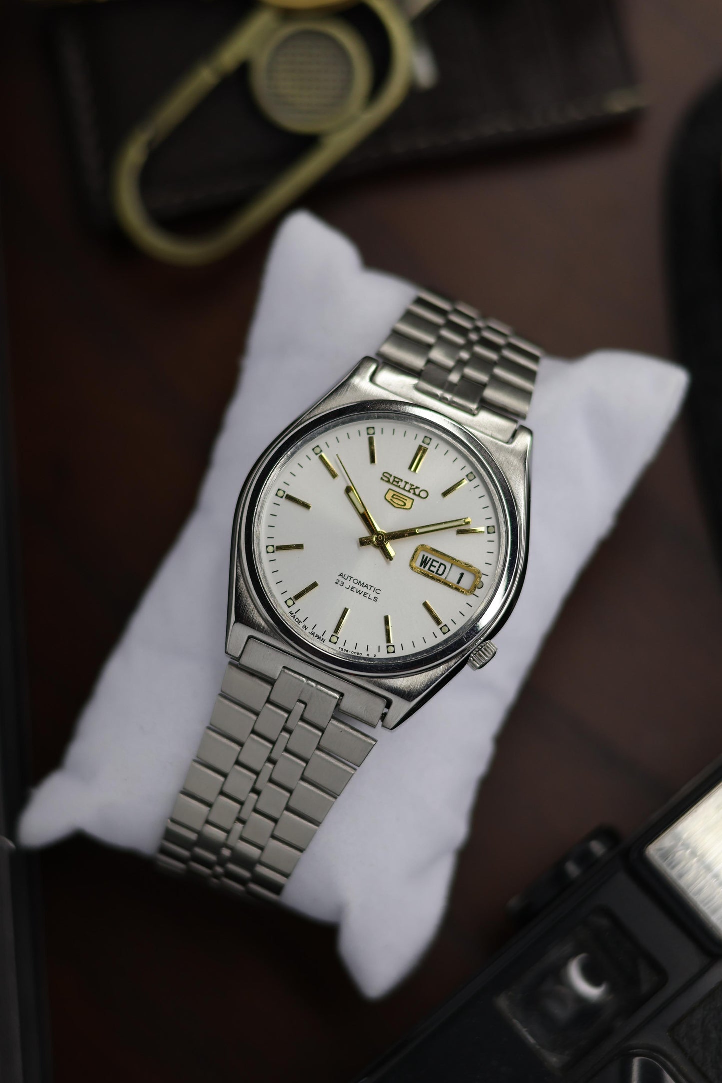 Seiko 5 23 Jewels White Dial (Pre Owned)