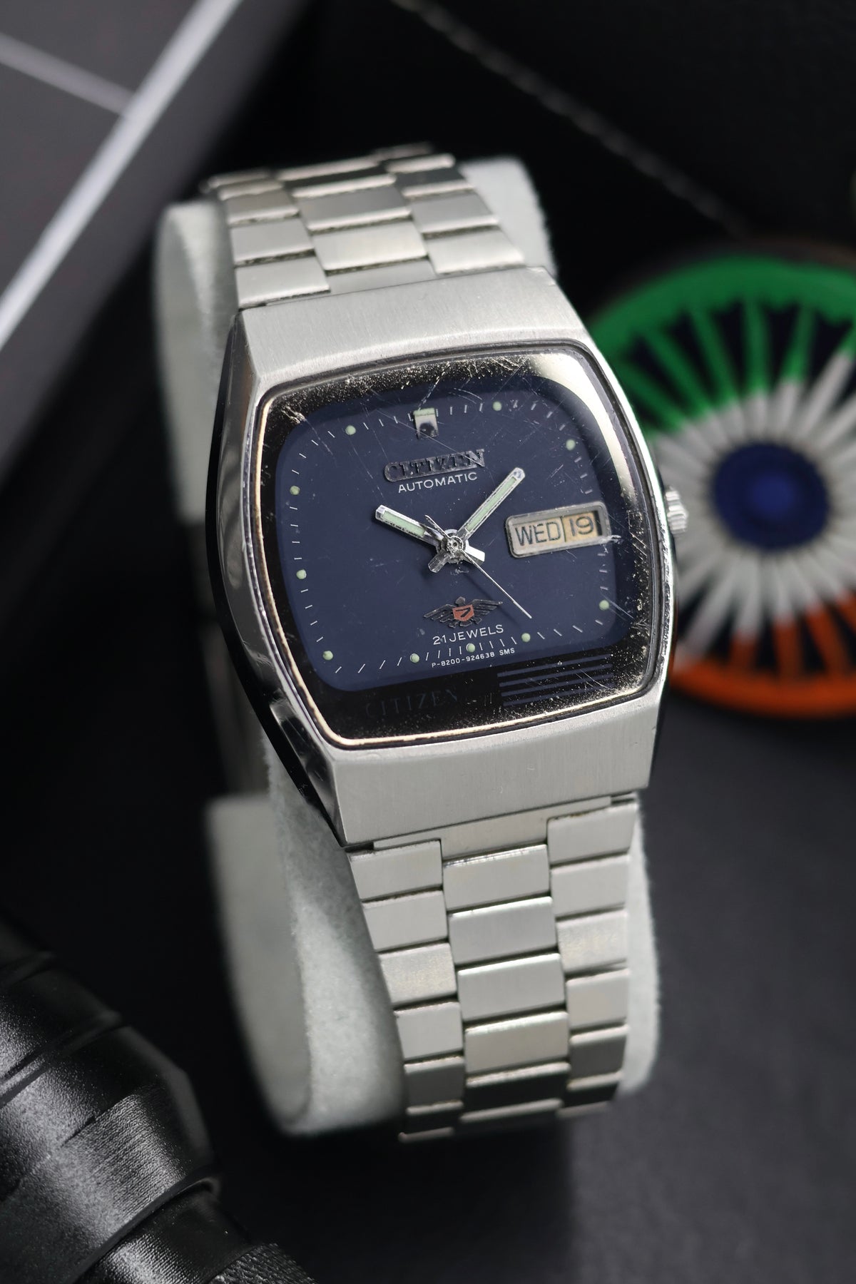 (Super Rare) Citizen Eagle 7 Blue TV Dial - Automatic Vintage Watch (Pre Owned) - SE721