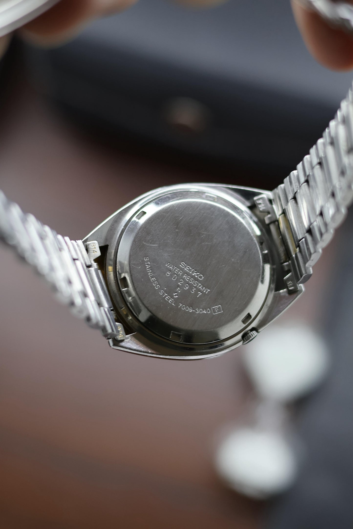 1988 Seiko 5 Dark Grey Graph Dial - Automatic Vintage Watch (Pre Owned) - A313