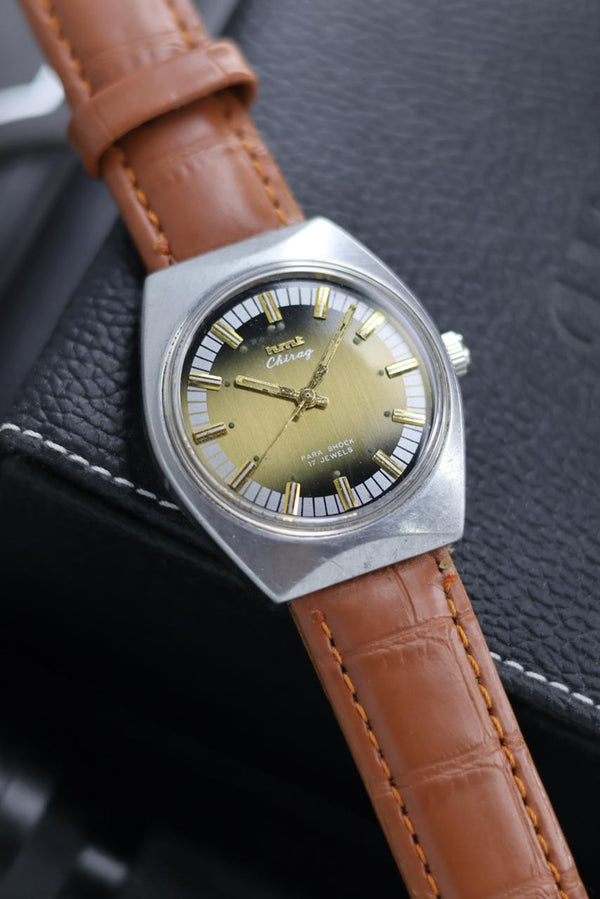 (Super Rare) Vintage HMT Chirag - in Original Condition - Mechanical Hand Winding Watch (Pre Owned) - SE557