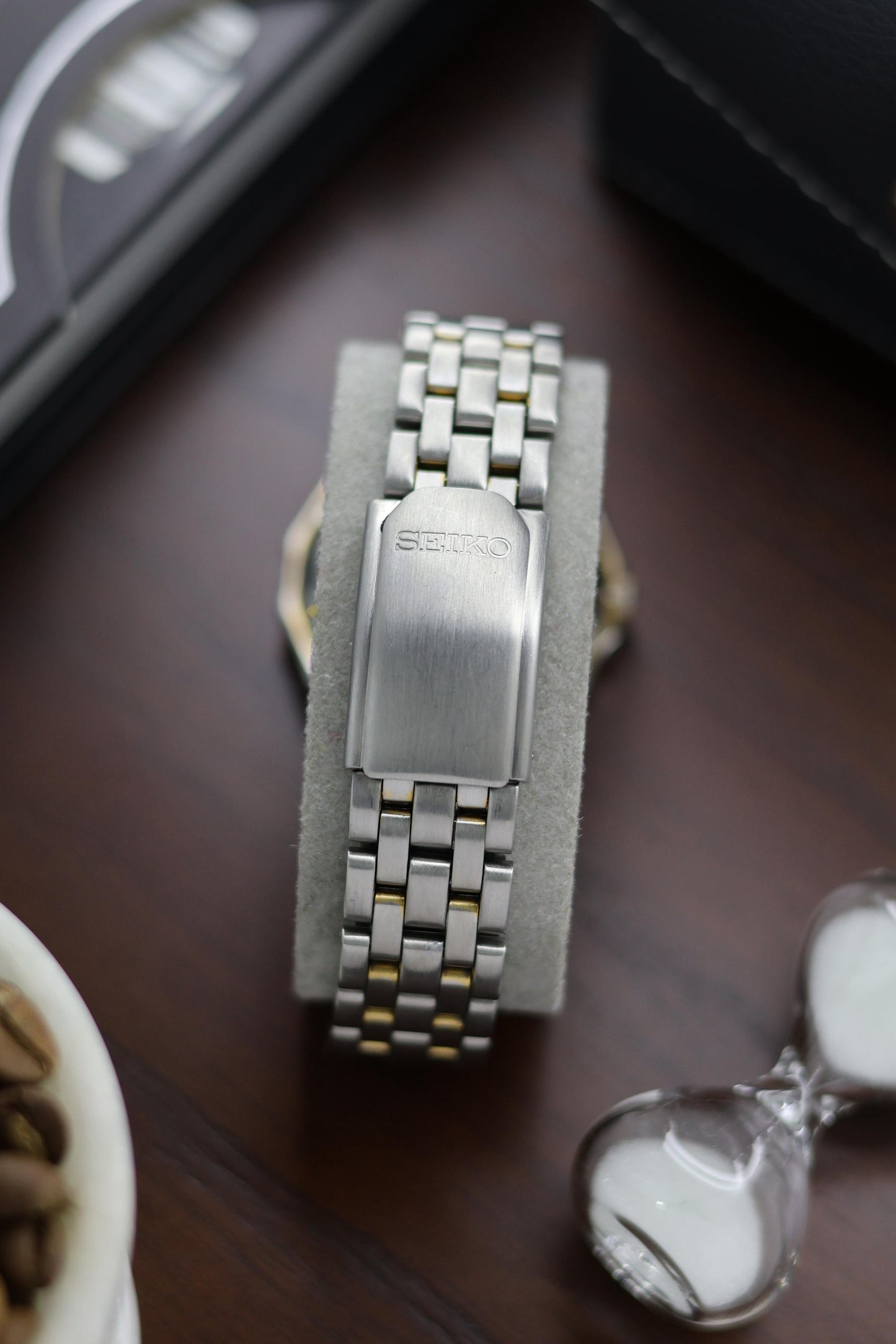 (Super Rare) Seiko 5 Superior Black Opaline Dial - Automatic Vintage Watch (Pre Owned) - SE453