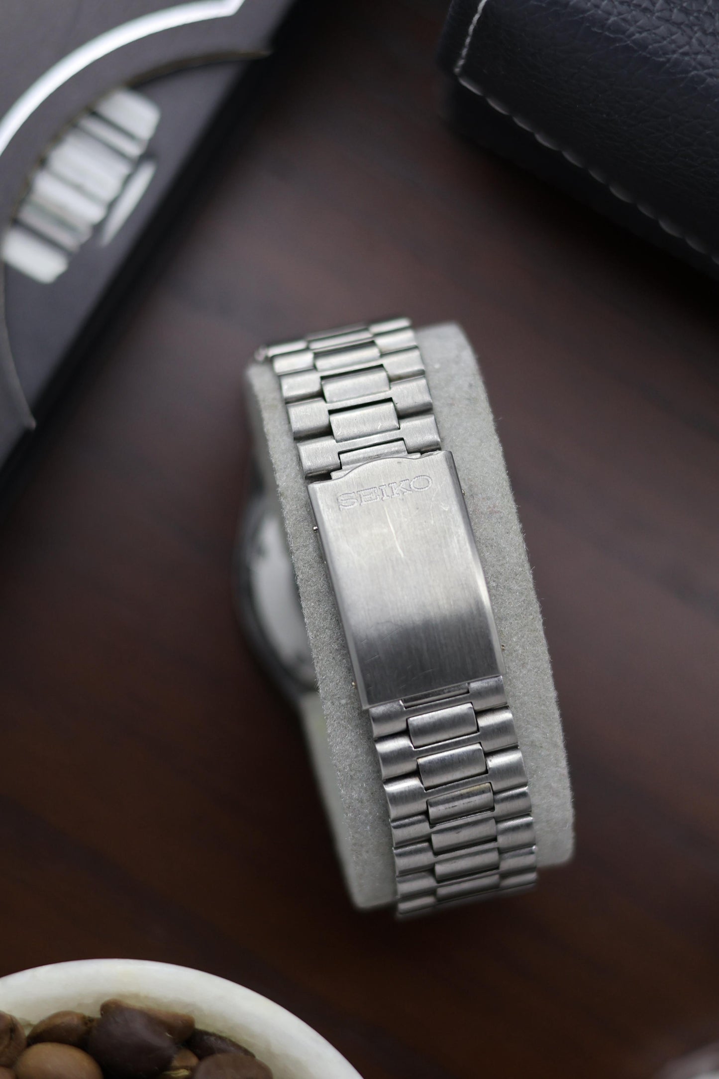 1985 Seiko 5 Blue Lined Dial - Automatic Vintage Watch (Pre Owned) - A406