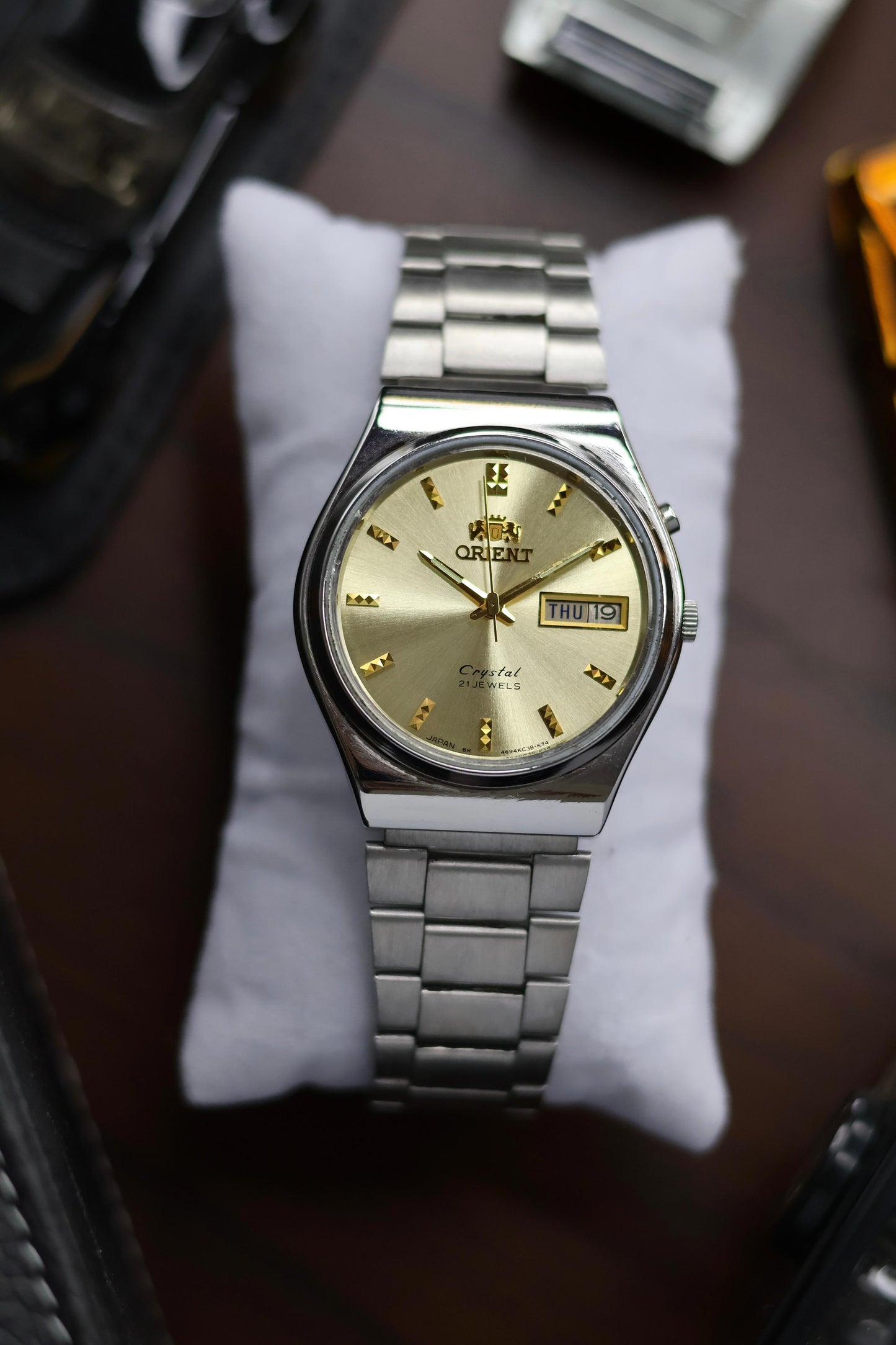 Orient Tri-Star Crystal Champagne Dial (Pre Owned)
