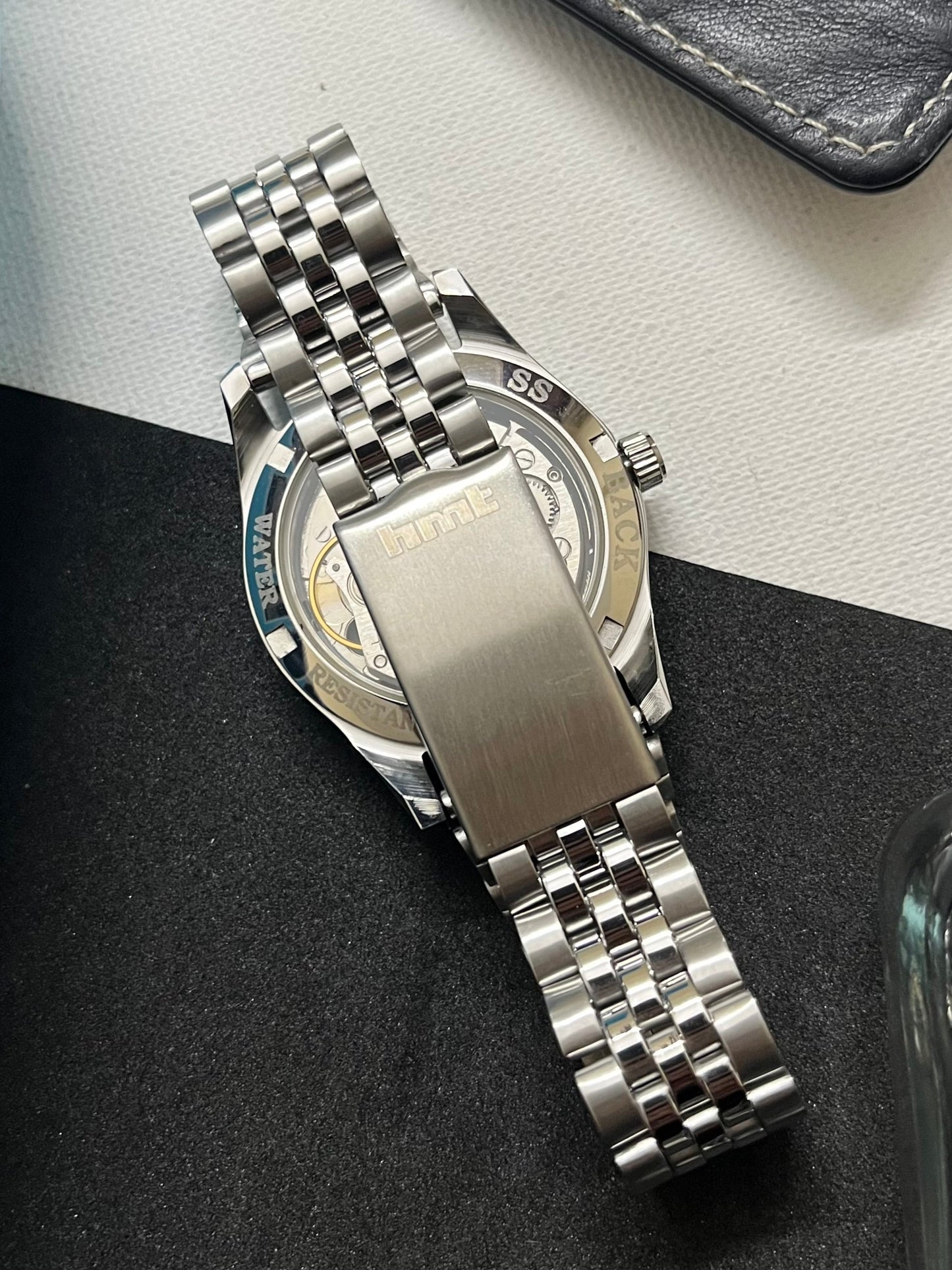 Fluted HMT Kohinoor - WHITE ‘Drunken Numbers’ Dial