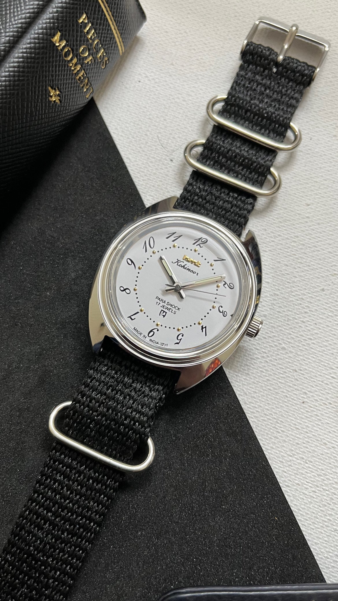 HMT Kohinoor - WHITE 'Drunken Numbers'