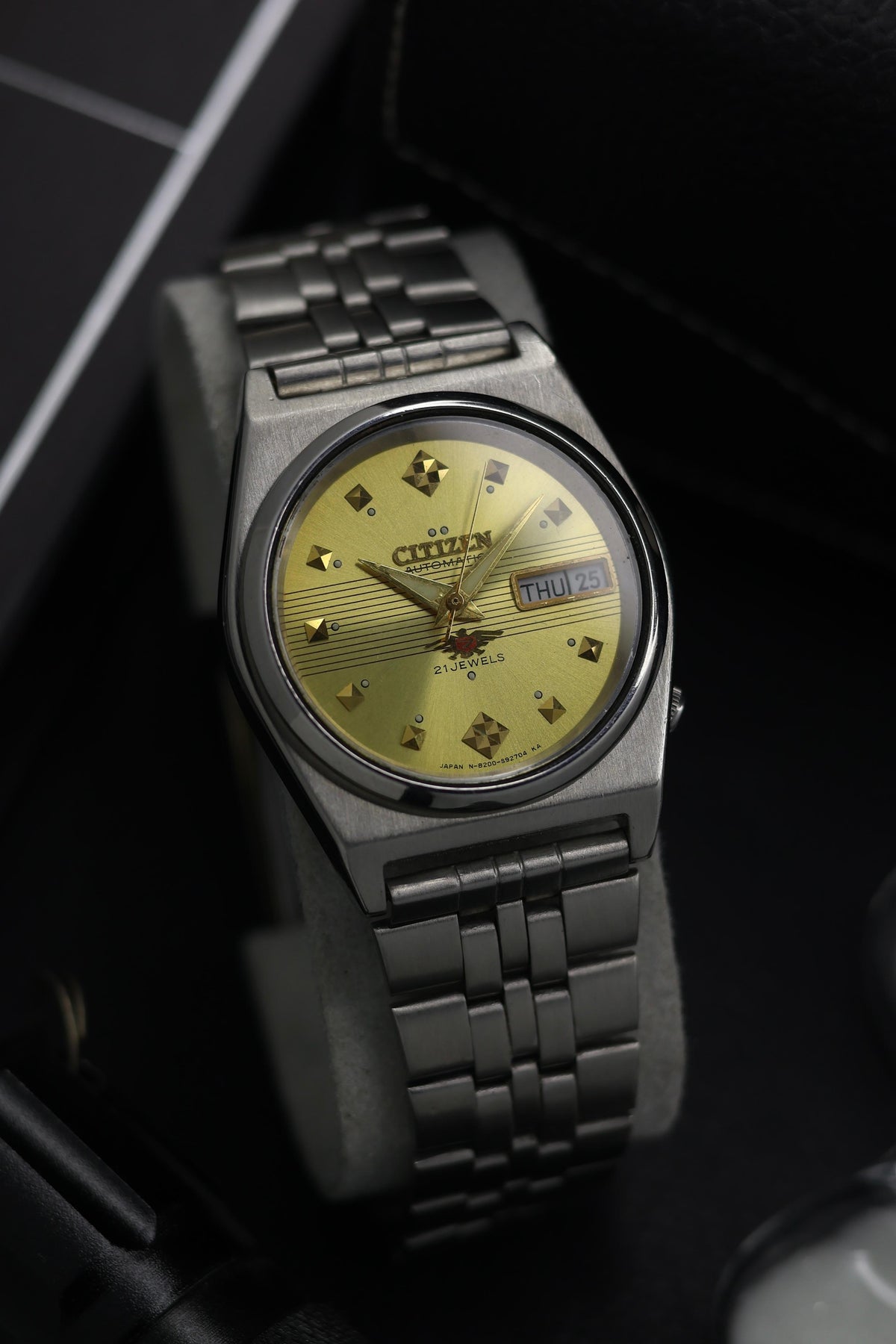 (Super Rare) Citizen Eagle 7 Gold Motif Dial - Automatic Vintage Watch (Pre Owned) - SE830
