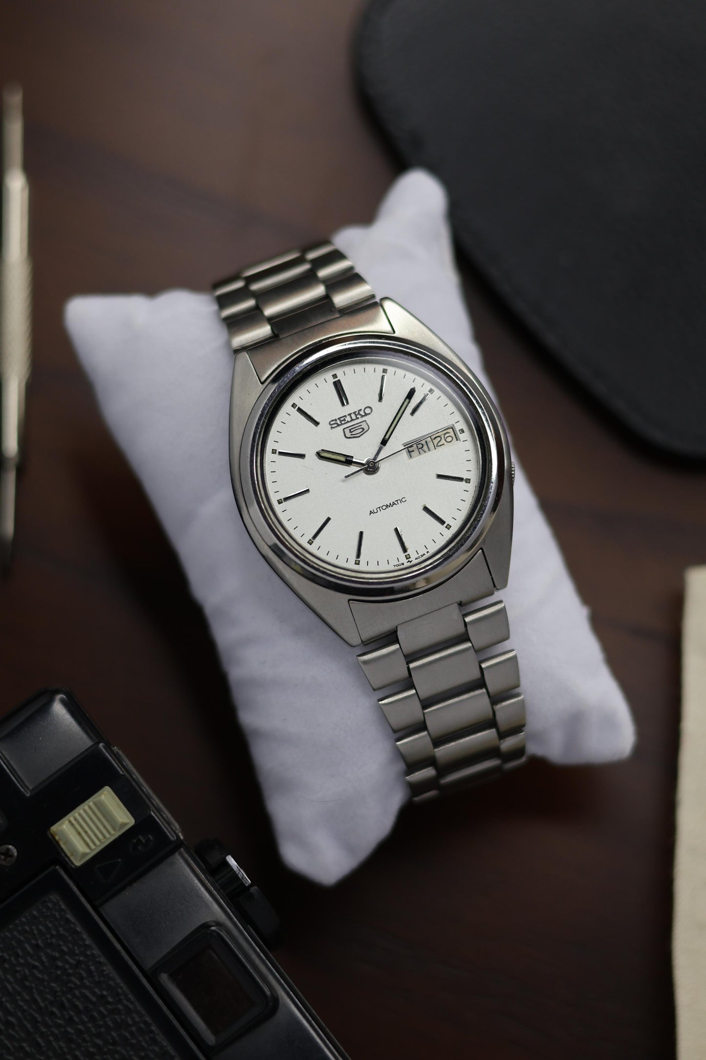 Seiko 5 Light Grey Dial (Pre Owned)