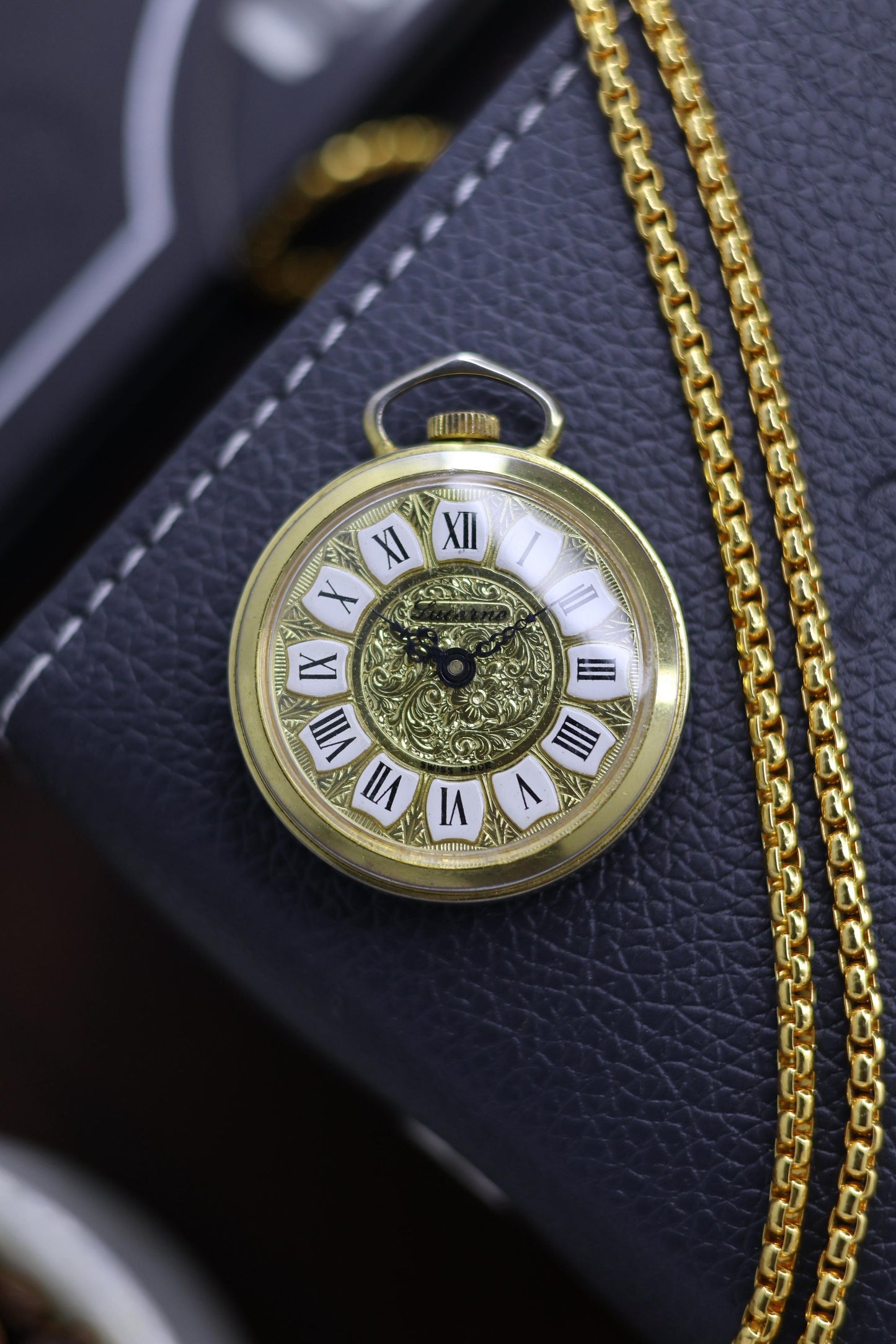 (Extremely Rare) Lucerne Swiss Mechanical Pocket Watch- Hand Winding Vintage Watch (Pre Owned) - A369