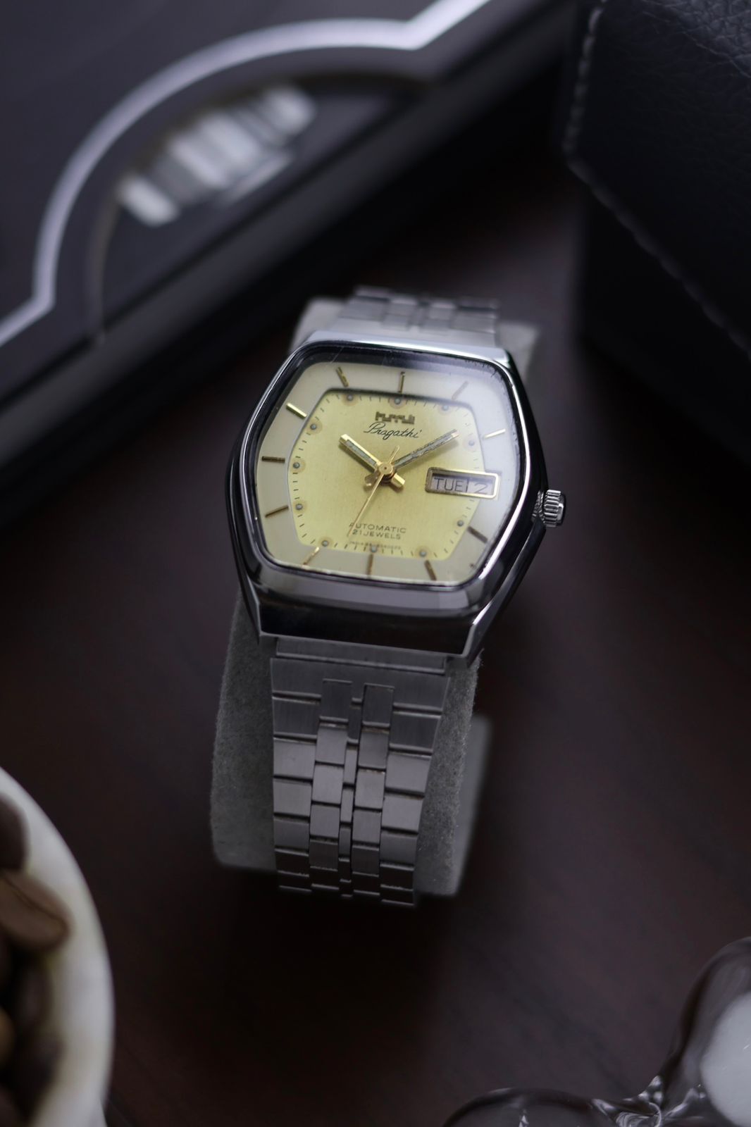 (Super Rare) Vintage HMT Pragathi - in Original Condition - Automatic Vintage Watch (Pre Owned) - SE425