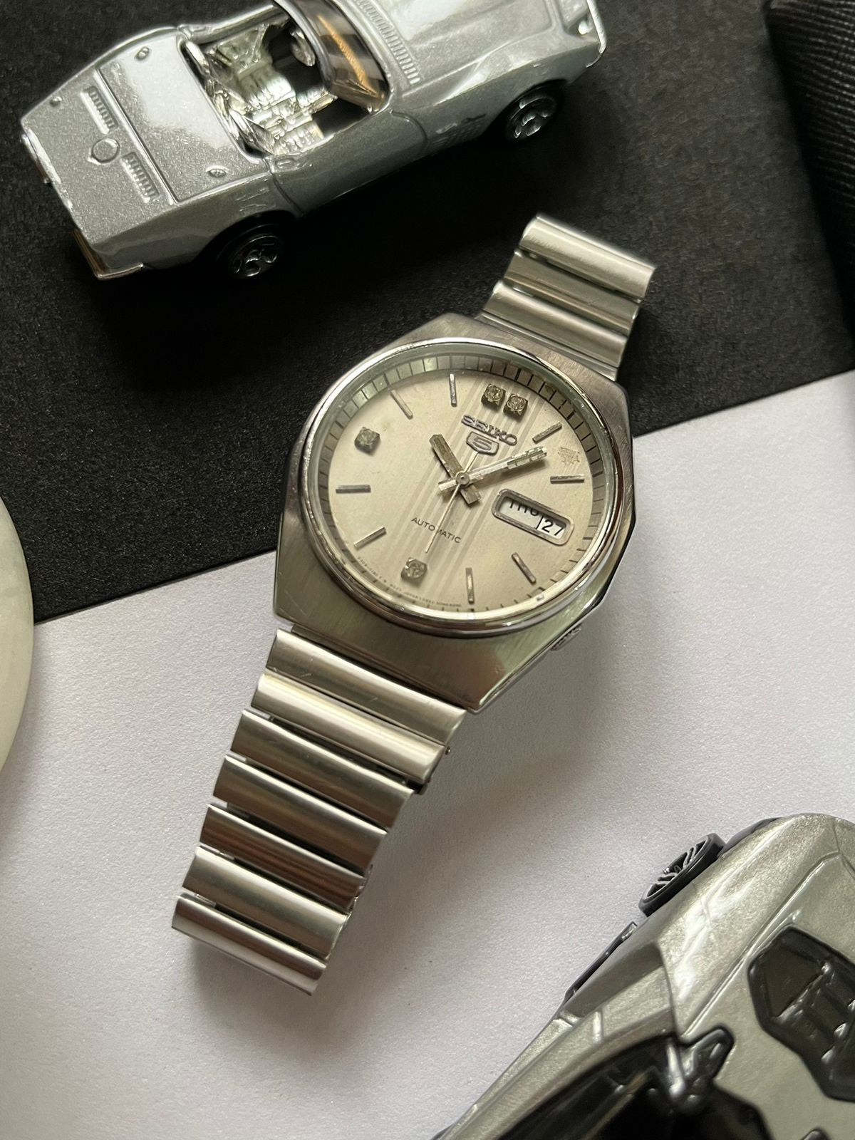 1981 Seiko 5 Silver Dial (Pre Owned)