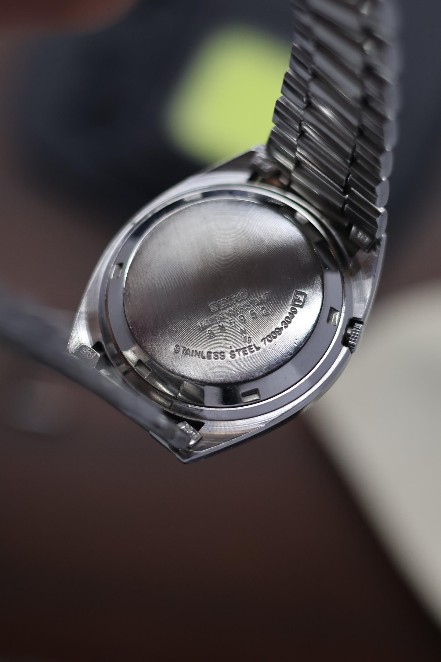 1988 Seiko 5 Patterned Black Dial (Pre Owned)