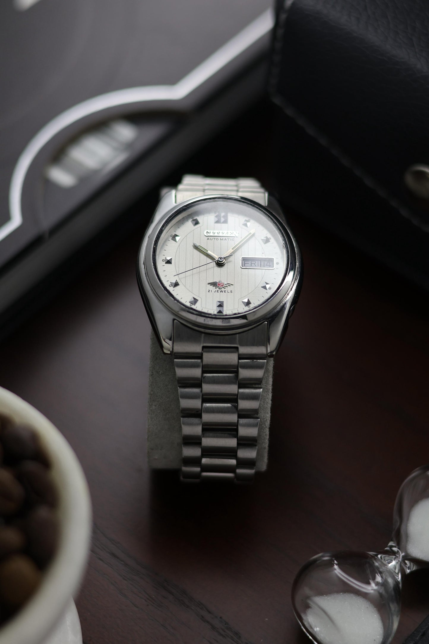 Citizen Eagle 7 White Motif Dial - Automatic Vintage Watch (Pre Owned) - A396