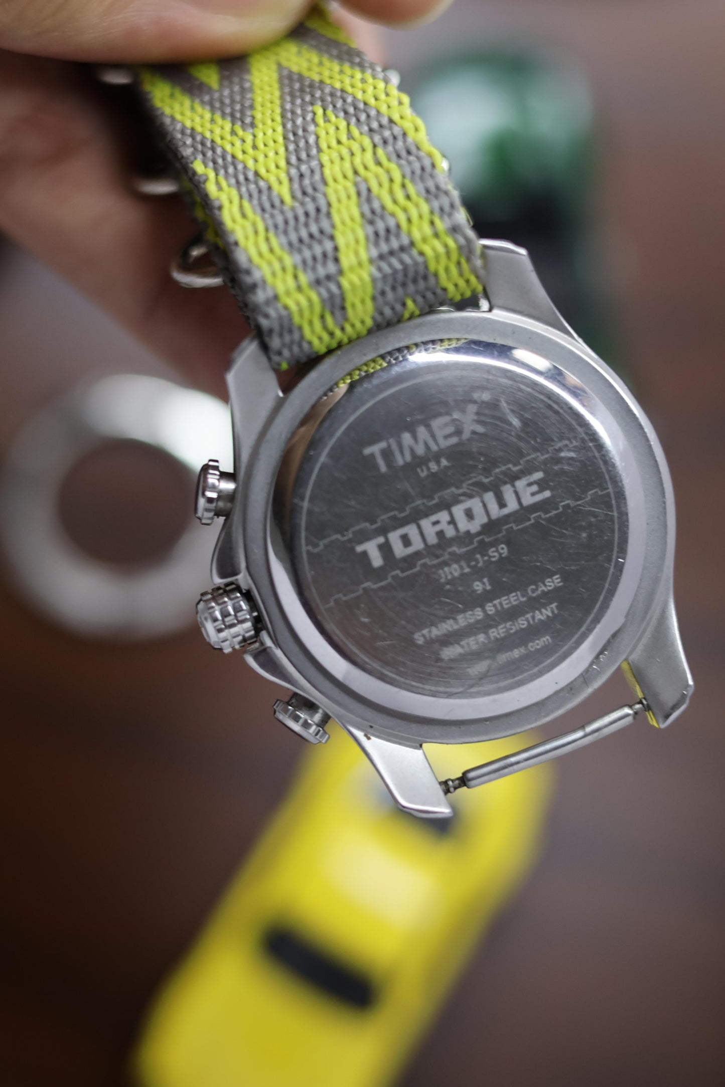 Timex Torque Chronograph White Dial with NATO Strap (Pre Owned)
