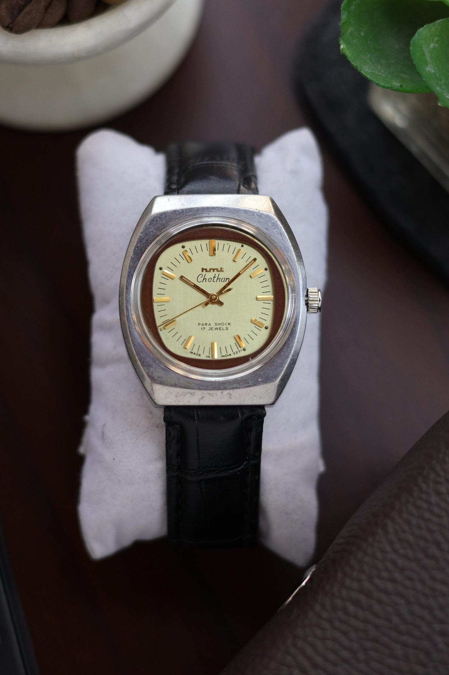 Vintage HMT Chethan - in Original Condition - Mechanical Hand Winding Watch (Pre Owned)