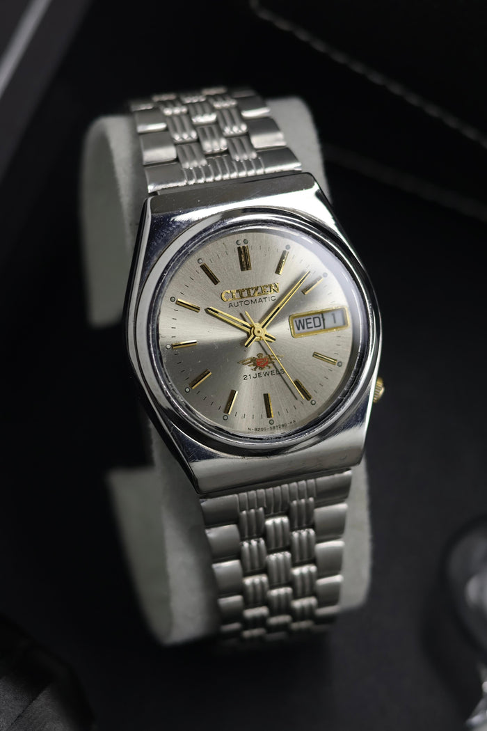 (Super Rare) Citizen Eagle 7 Silver Sunray Dial - Automatic Vintage Watch (Pre Owned) - SE788
