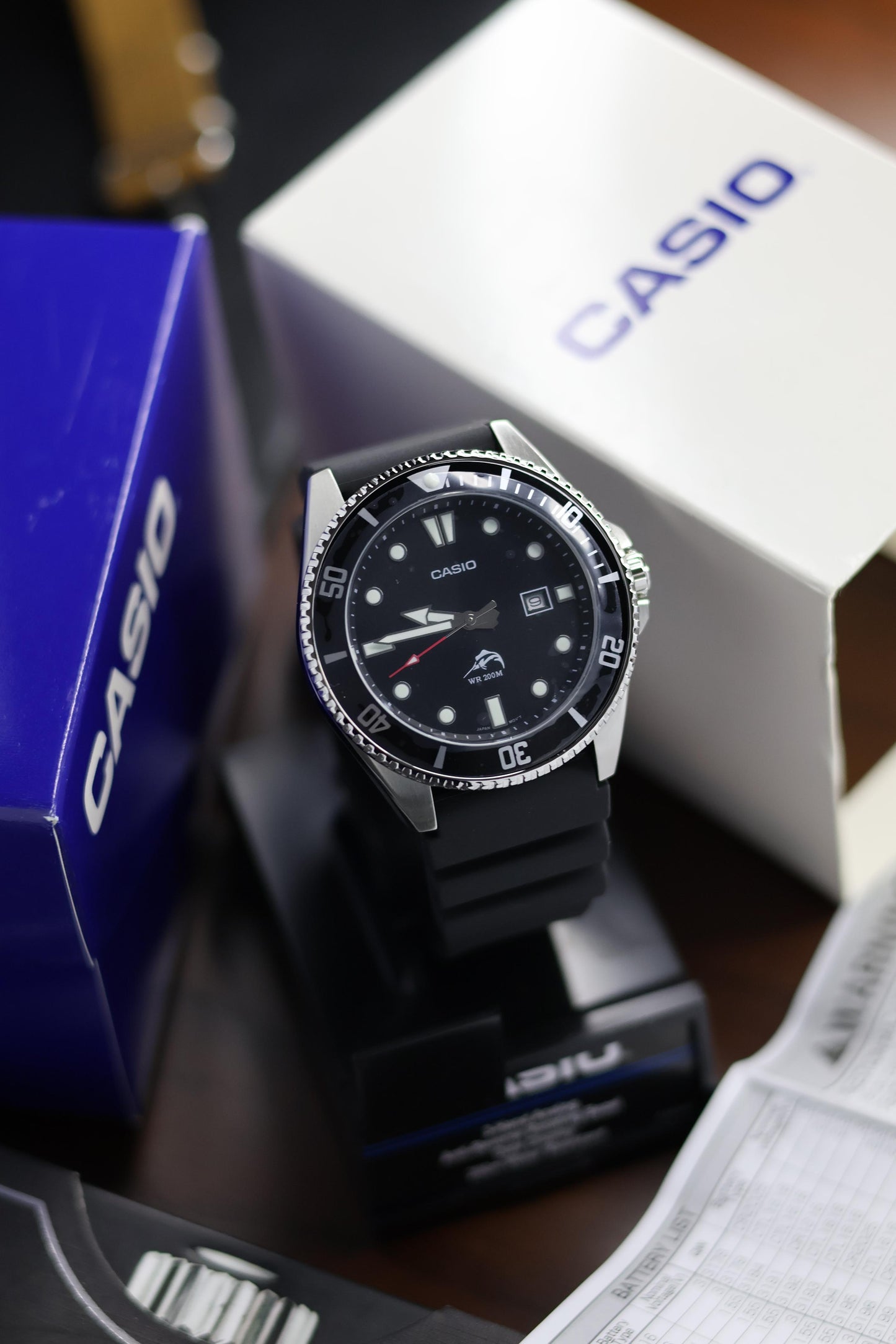 CASIO DURO with Marlin - MDV106-1A (Imported) - Black