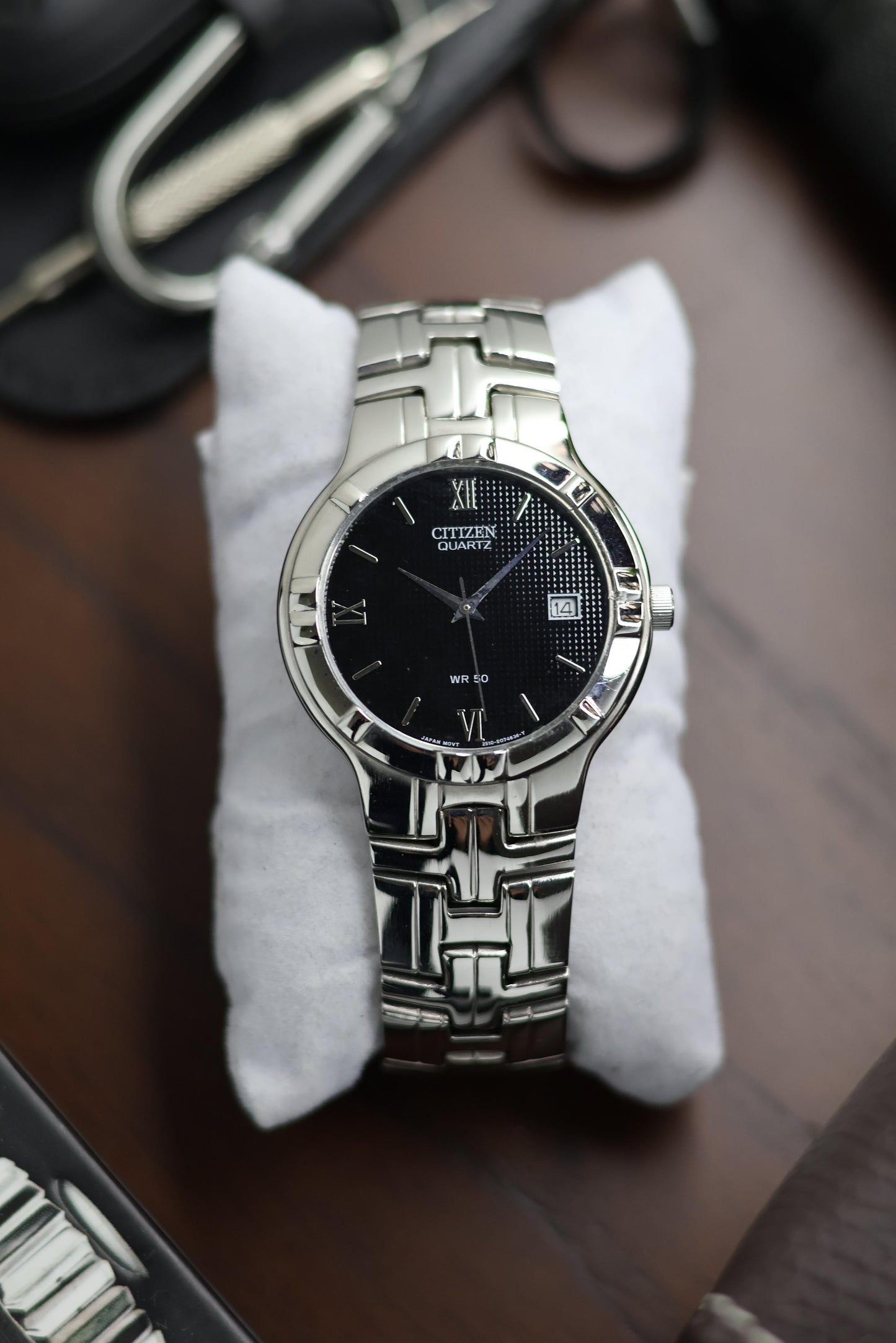 (Super Rare) Citizen Black Guilloche Dial (Pre Owned)