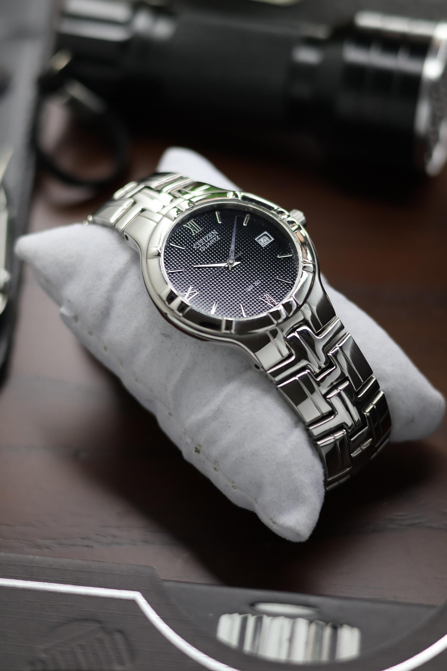 (Super Rare) Citizen Black Guilloche Dial (Pre Owned)