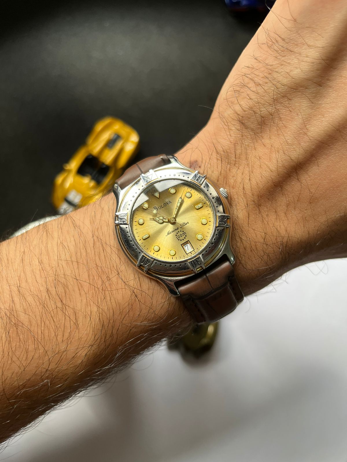 (Super Rare) BULOVA Marine Star 100M - with Rotating Bezel and Cathedral Hands (Pre Owned) - #W56