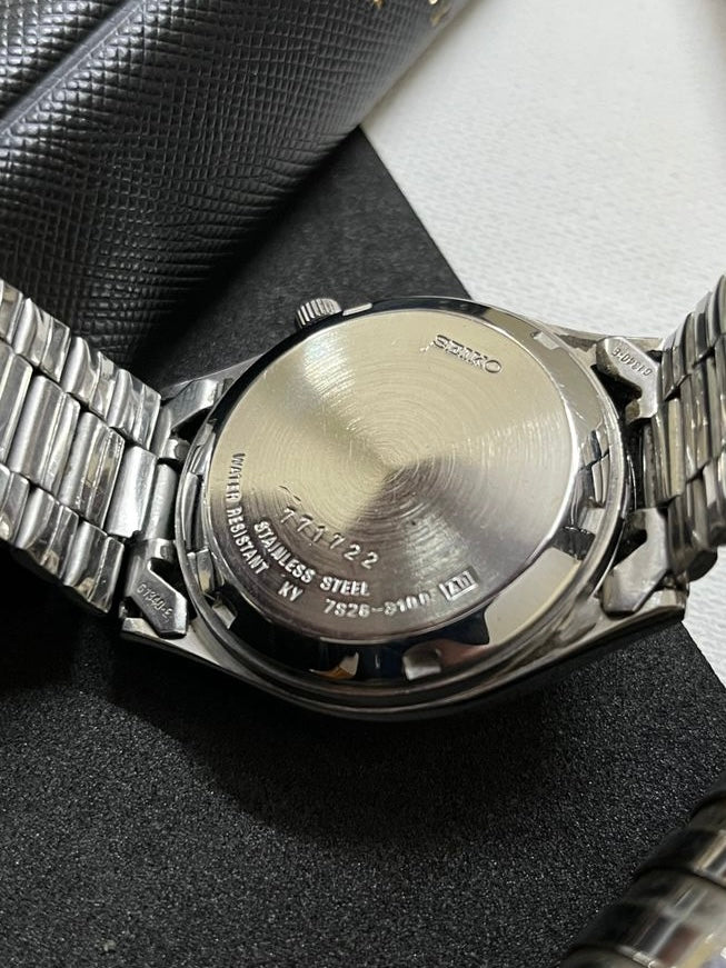 Seiko 5 - Black Patterned Dial (Pre Owned)