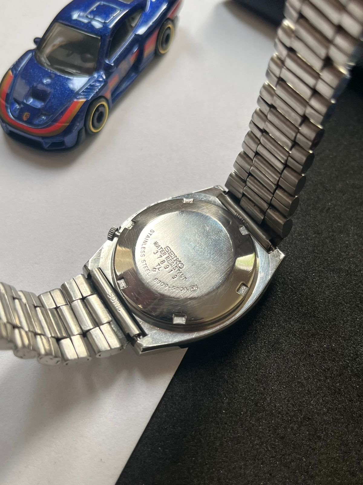 (Super Rare) Seiko 5 Blue Railway Time Square Dial (Pre Owned)