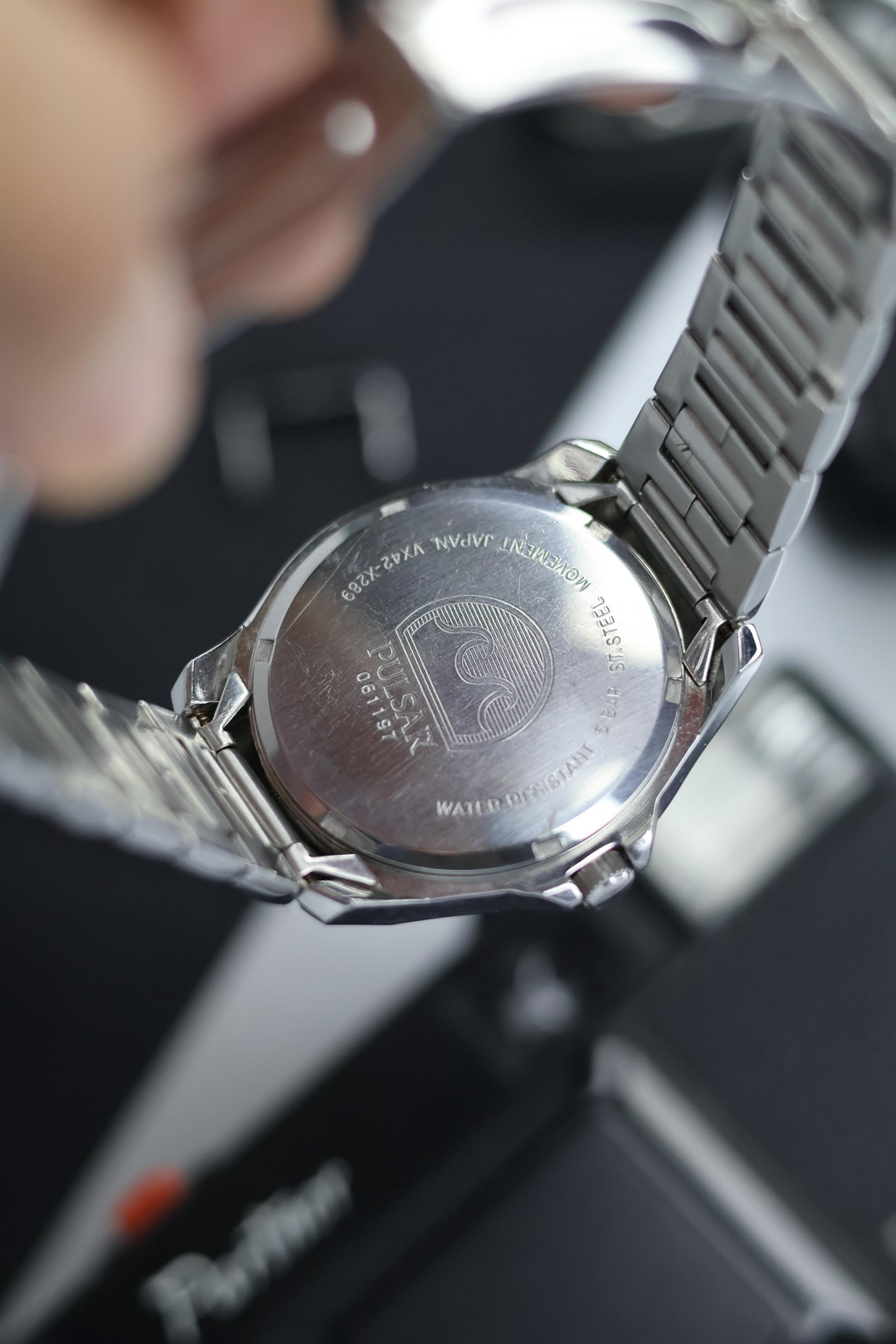 Seiko PULSAR Black Dial (Pre Owned) - A112