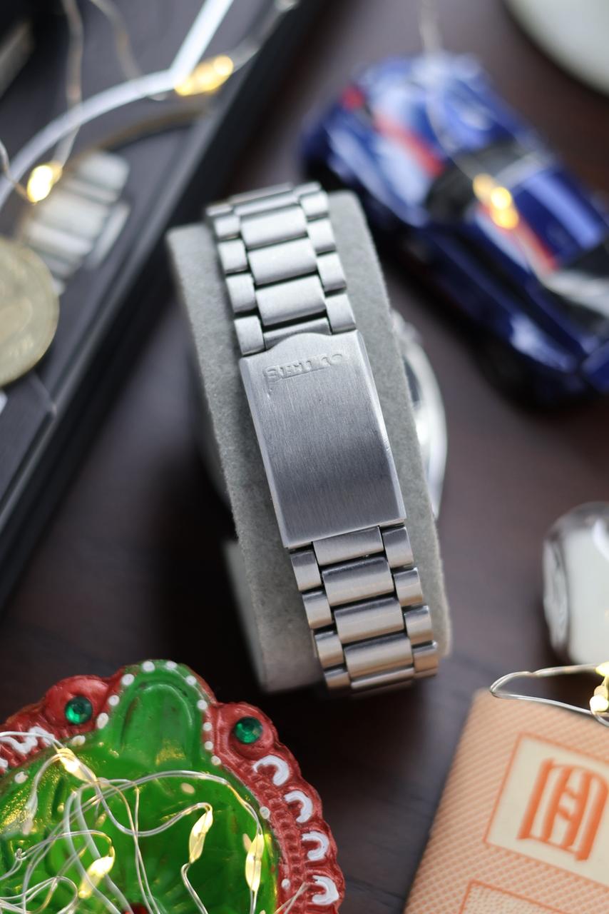 1981 Seiko 5 Railway Time Blue TV Dial - Automatic Vintage Watch (Pre Owned) - SE565