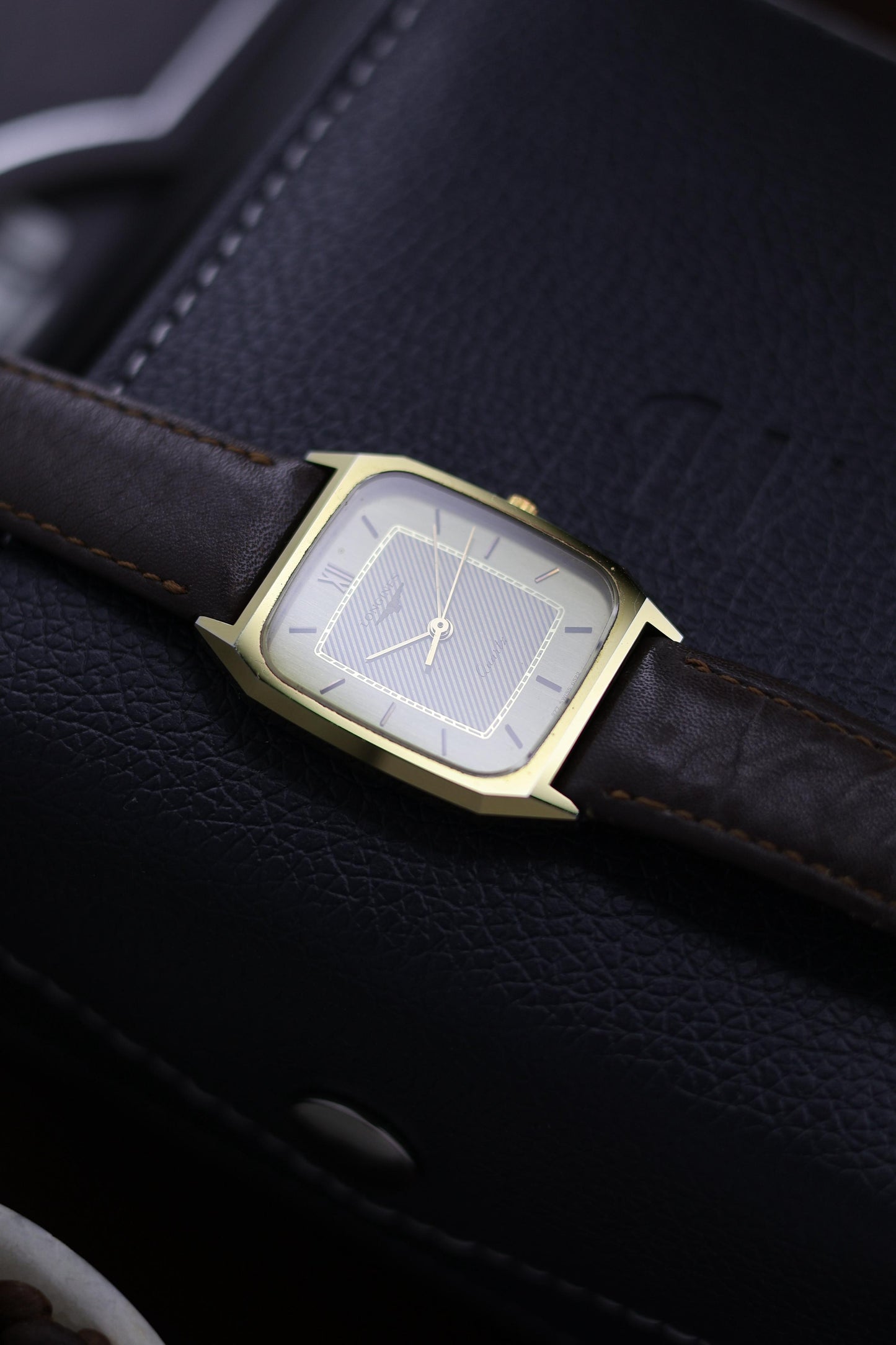 (Extremely Rare) LONGINES XL 24 Tank with Gold Plated Case - Swiss Vintage Watch (Pre Owned)