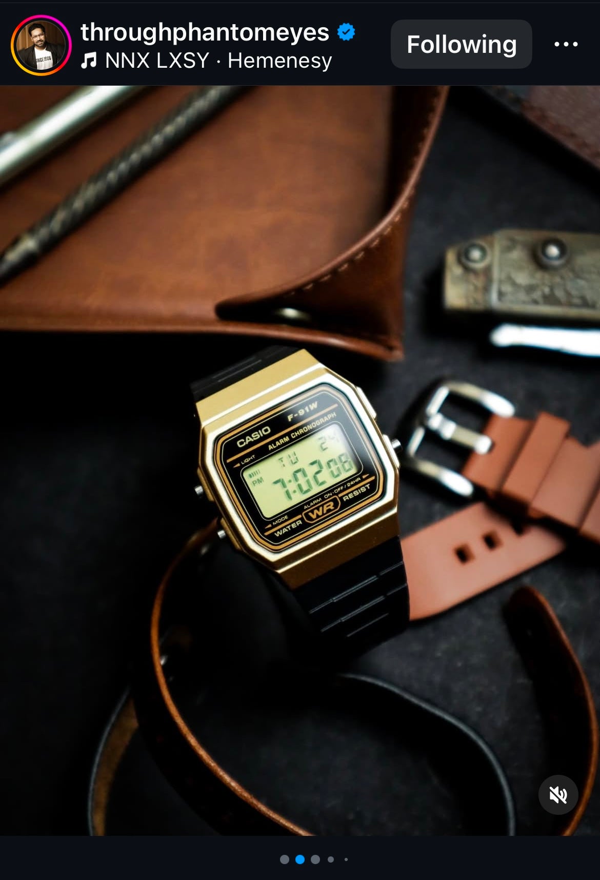 CASIO F-91WM-9A - D142 - Gold