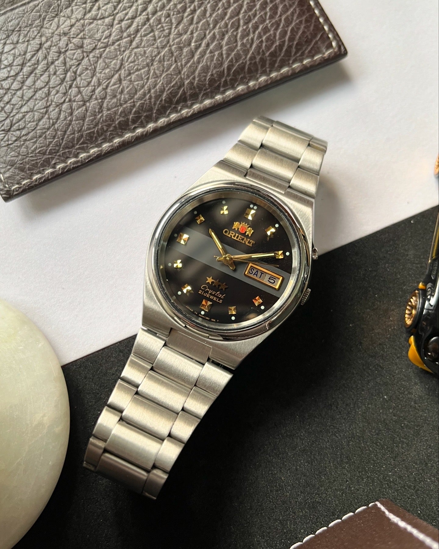 Orient Black Patterned Dial (Pre Owned)