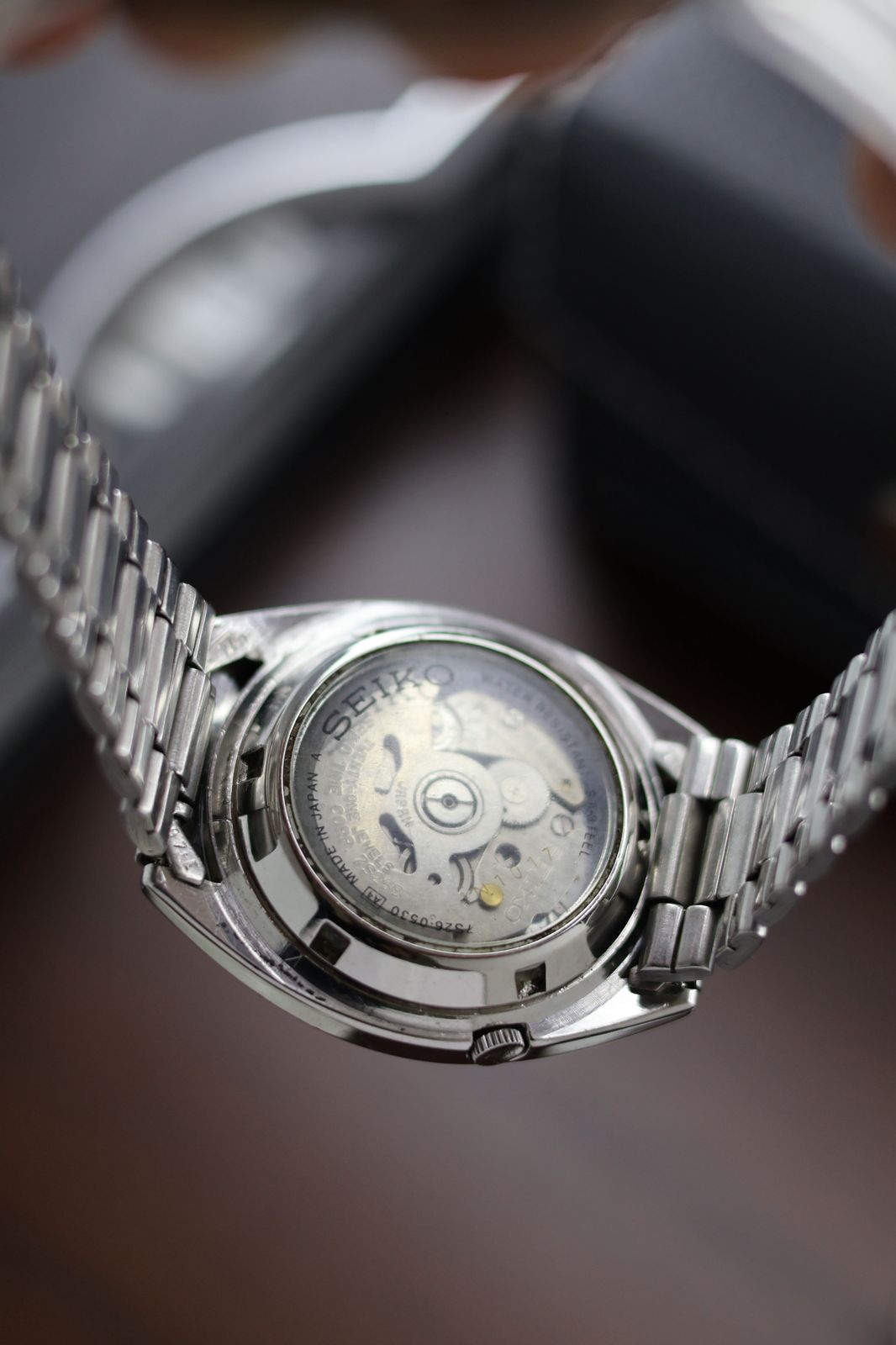 Seiko 5 Yellow Motif Dial with Glass Back - Automatic Vintage Watch (Pre Owned) - SE171