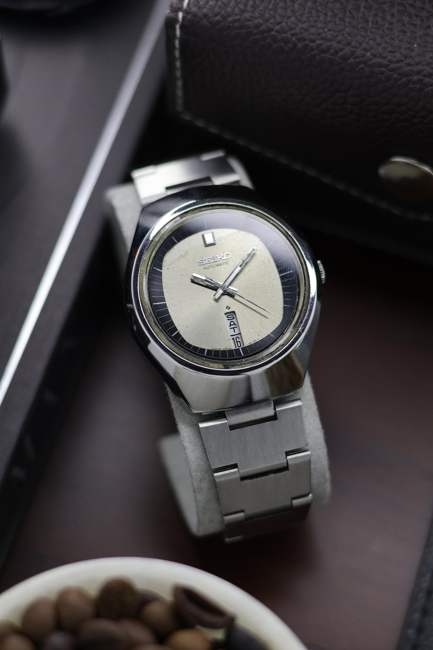 (Super Rare) 1976 Seiko 5 Grey Helmet Dial - Automatic Watch (Pre Owned) - A206