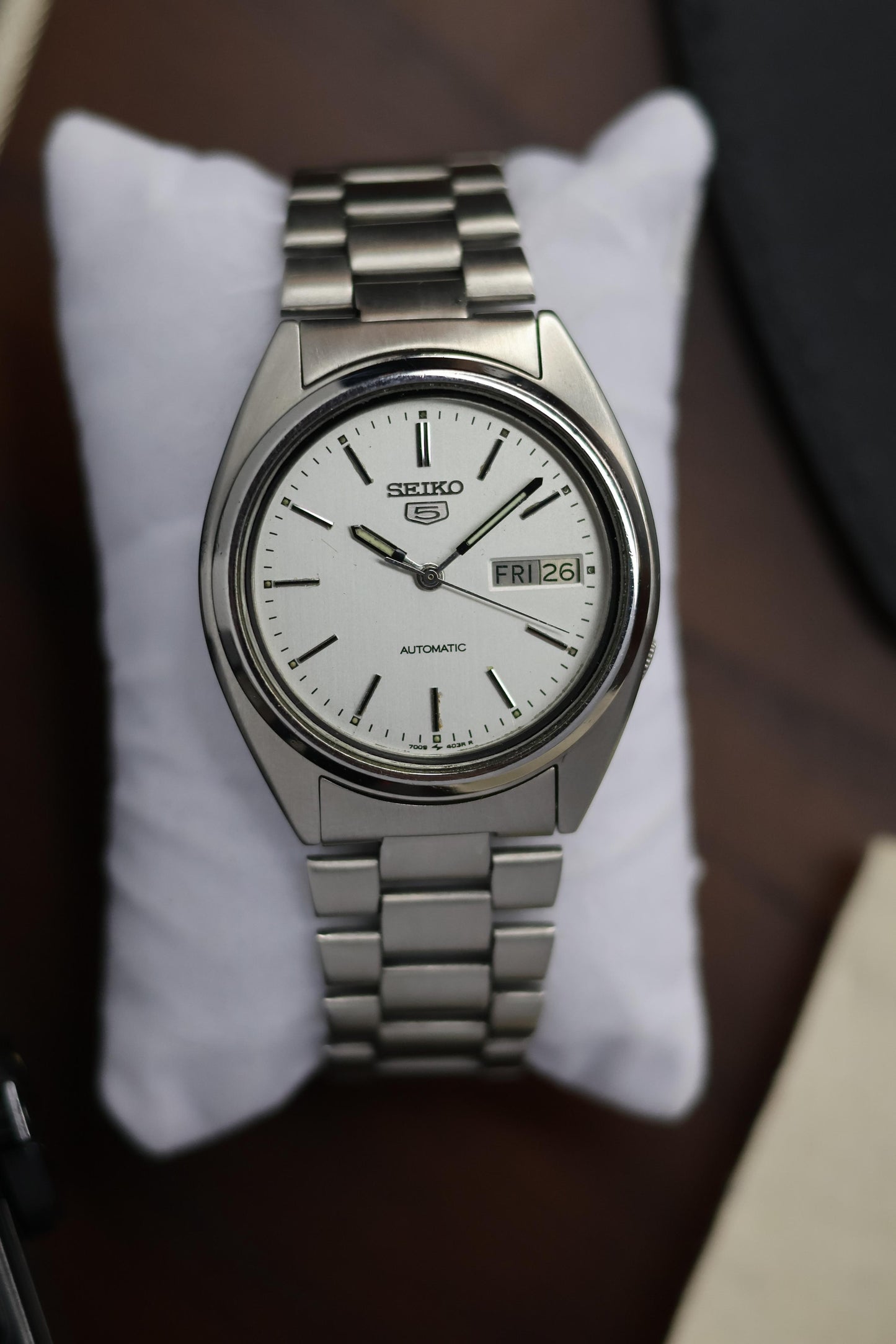 Seiko 5 Light Grey Dial (Pre Owned)