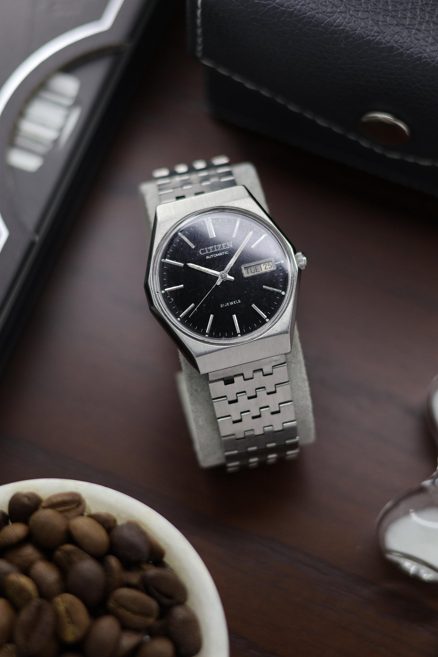 Citizen Automatic 21 Jewels Black Dial - Automatic Vintage Watch (Pre Owned) - A349