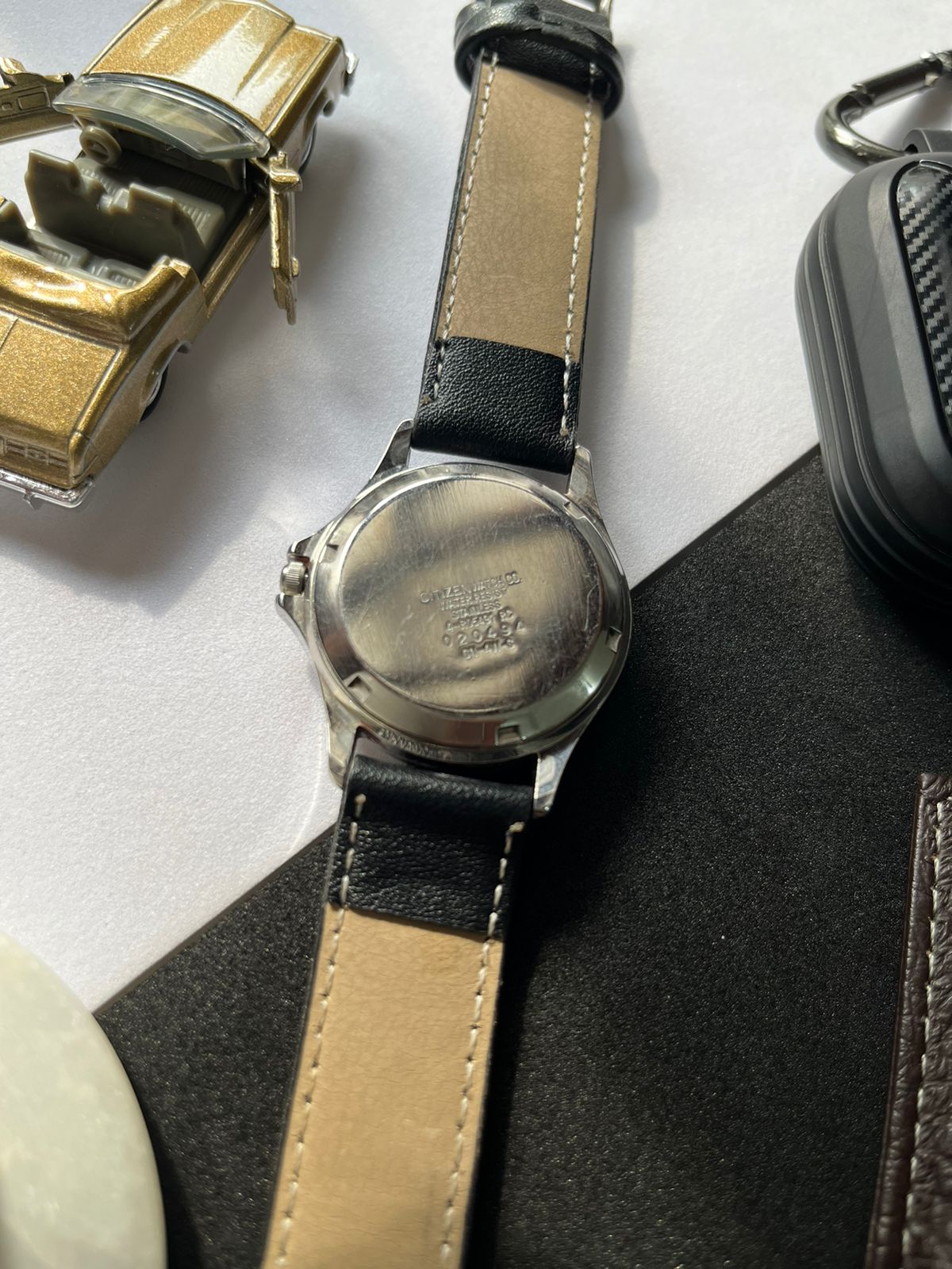 Citizen Unique Case Shape Navy Blue Dial(Pre-owned)