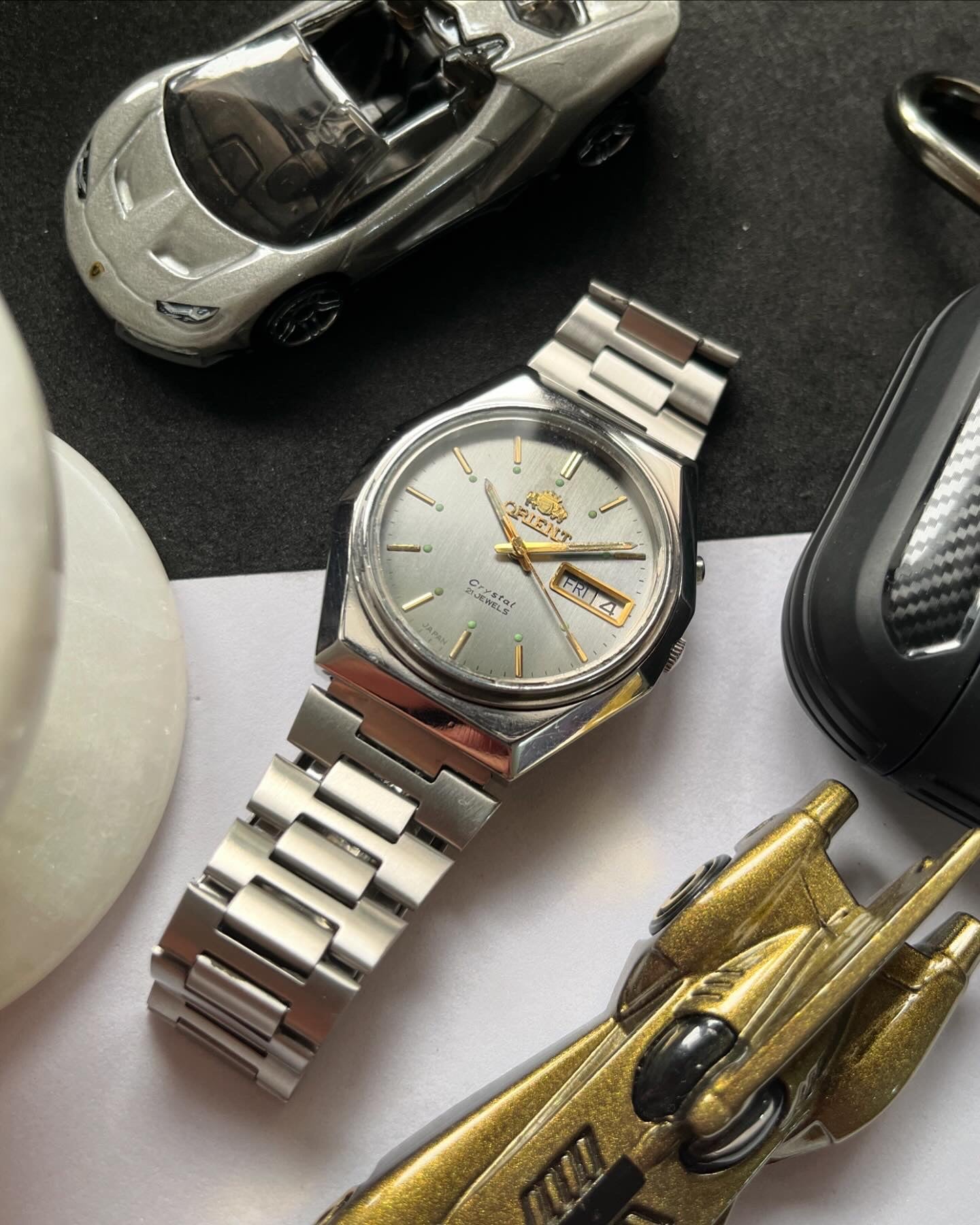 (Super Rare) Orient Tri-Star Crystal Octagonal Dial (Pre Owned) - #W66