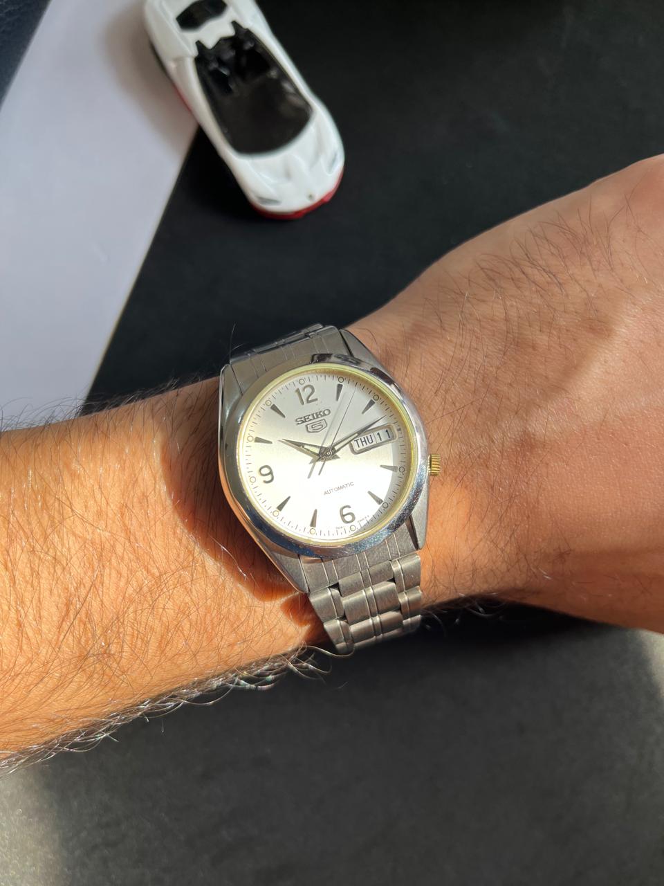 Seiko 5 White ‘Explorer’ (Pre-owned)