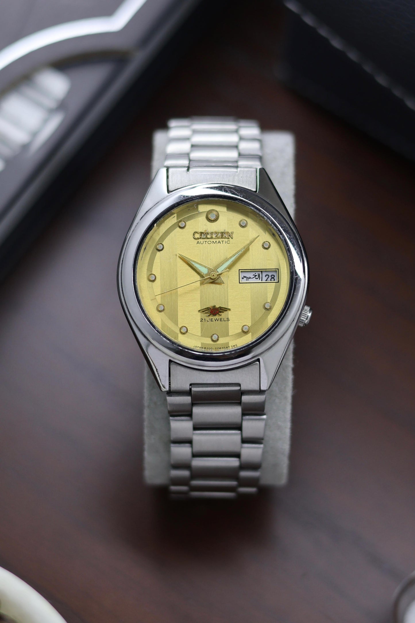 Citizen Eagle 7 Champagne Motif Dial - Automatic Vintage Watch (Pre Owned) - A407
