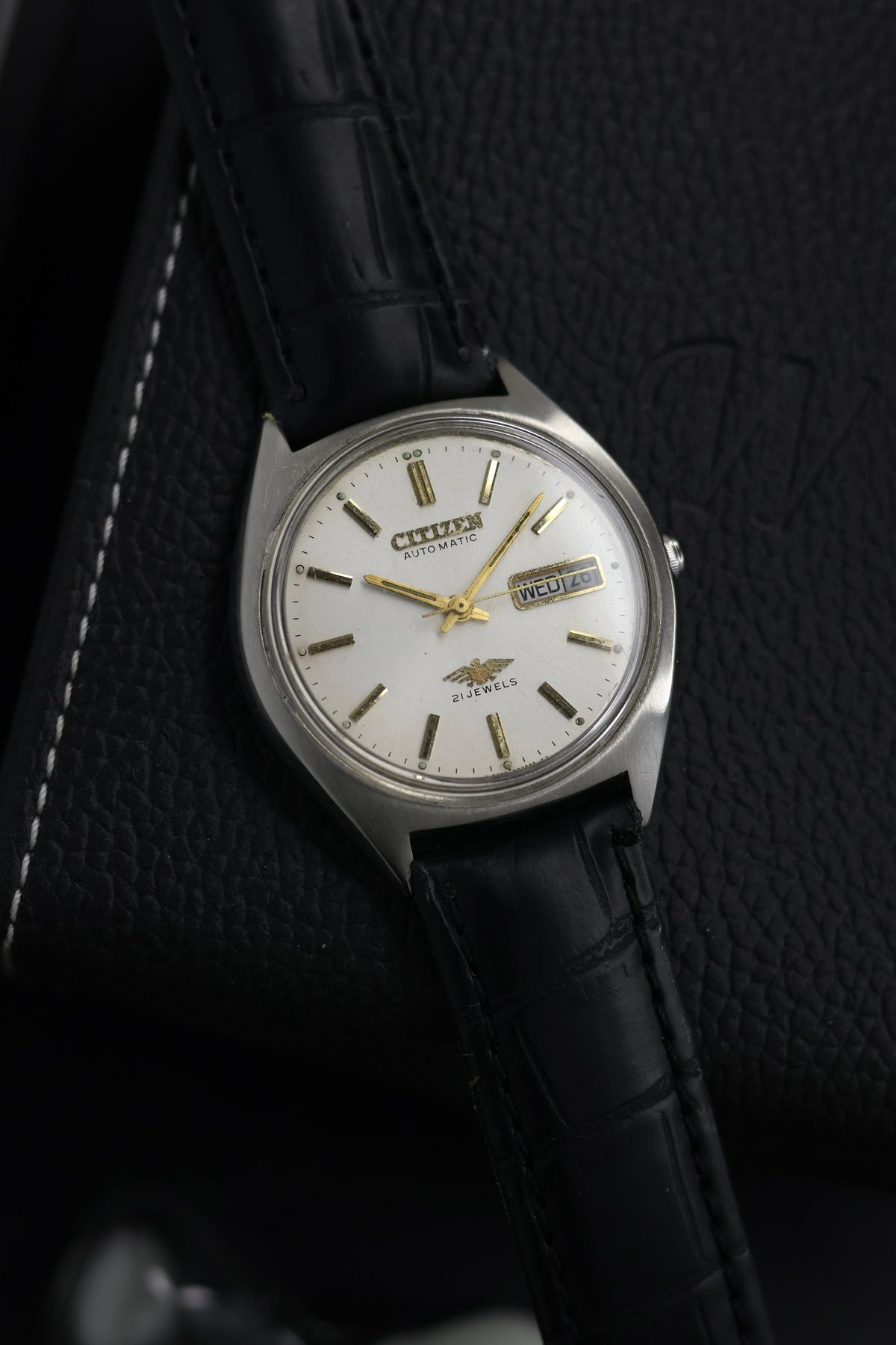 (Super Rare) Citizen Eagle 7 White Dial - Automatic Vintage Watch (Pre Owned) - SE779