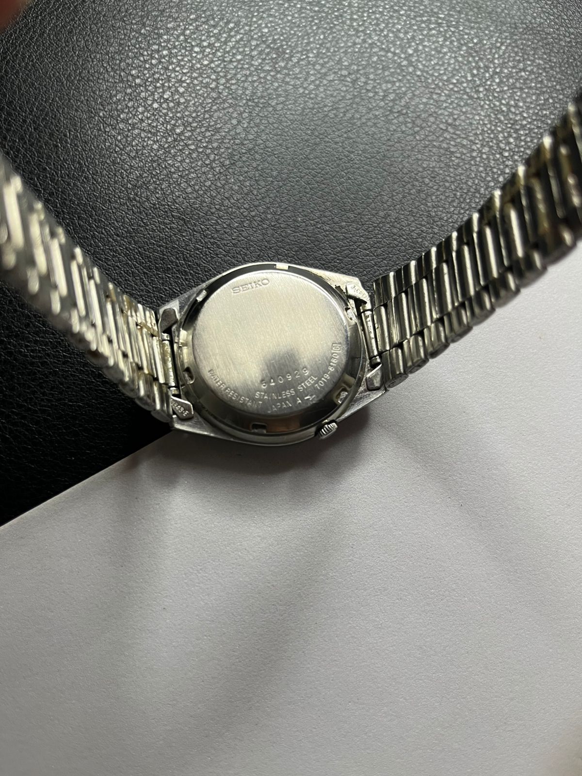 1976 Seiko 5 Silver Sunray Dial (Pre Owned)