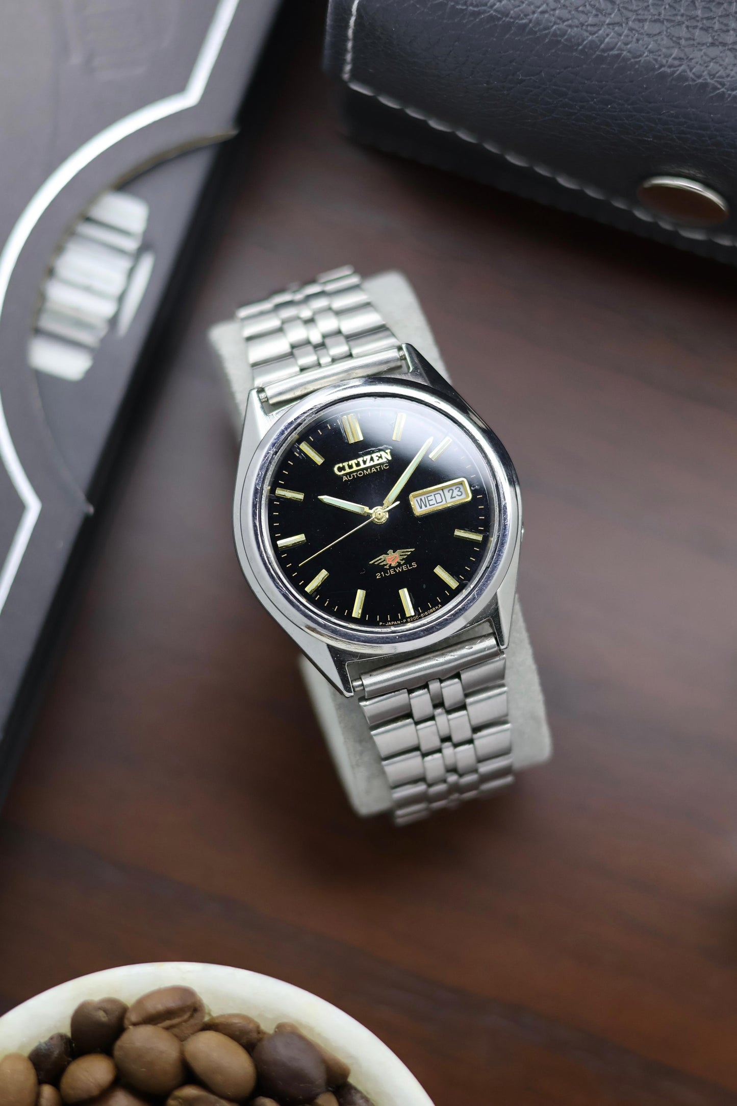 Citizen Eagle 7 Black Dial - Automatic Vintage Watch (Pre Owned) - A348