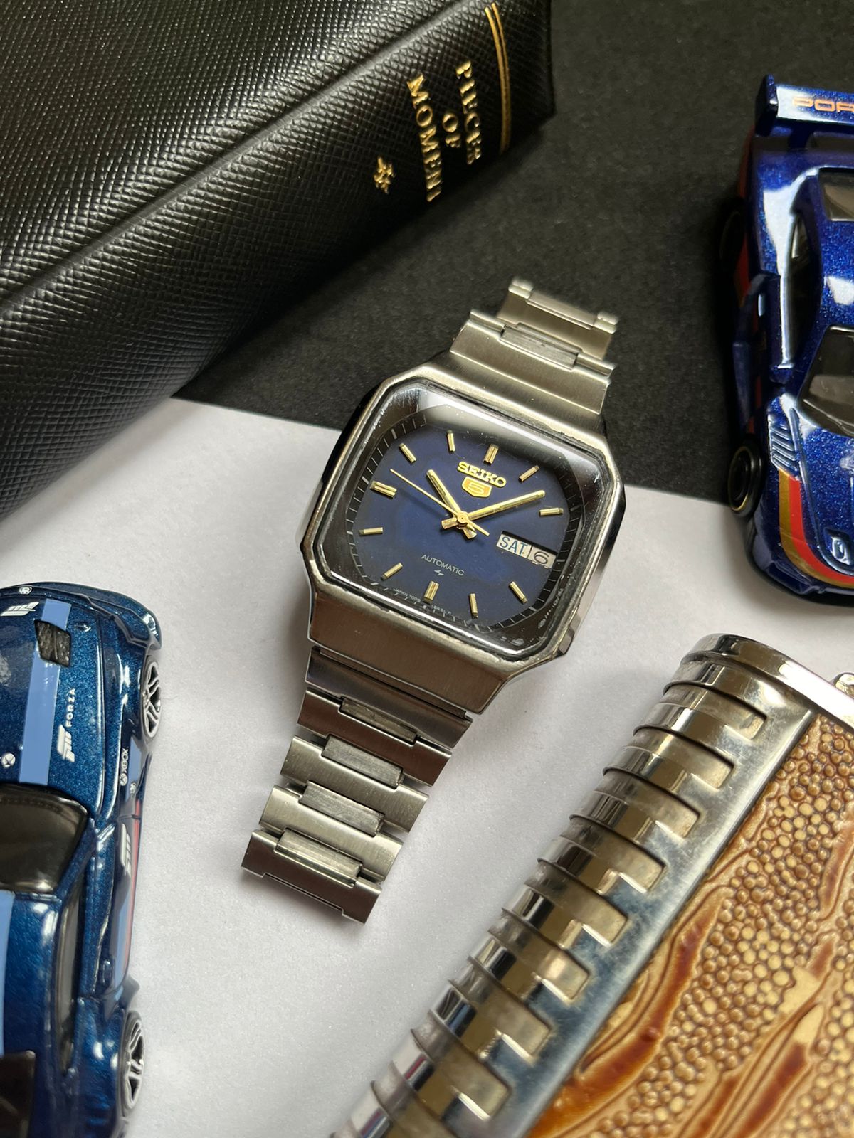(Super Rare) Seiko 5 Blue TV Dial (Pre Owned)