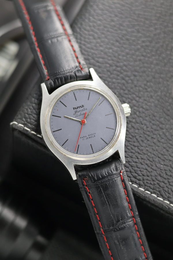 (Super Rare) Vintage HMT Janata Deluxe - in Original Condition - Mechanical Hand Winding Watch (Pre Owned) - SE987