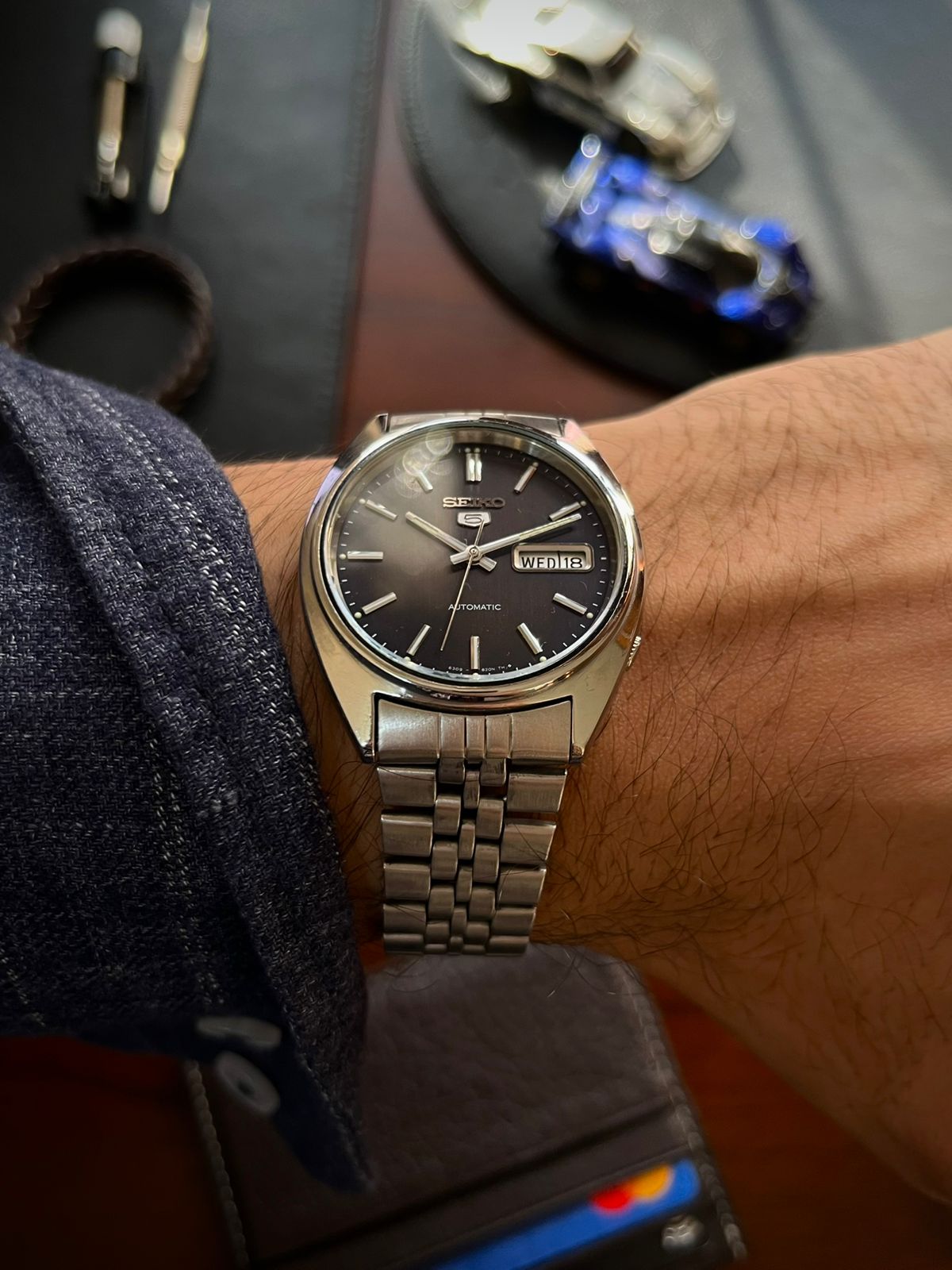 1984 Seiko 5 Navy Blue Dial (Pre Owned)