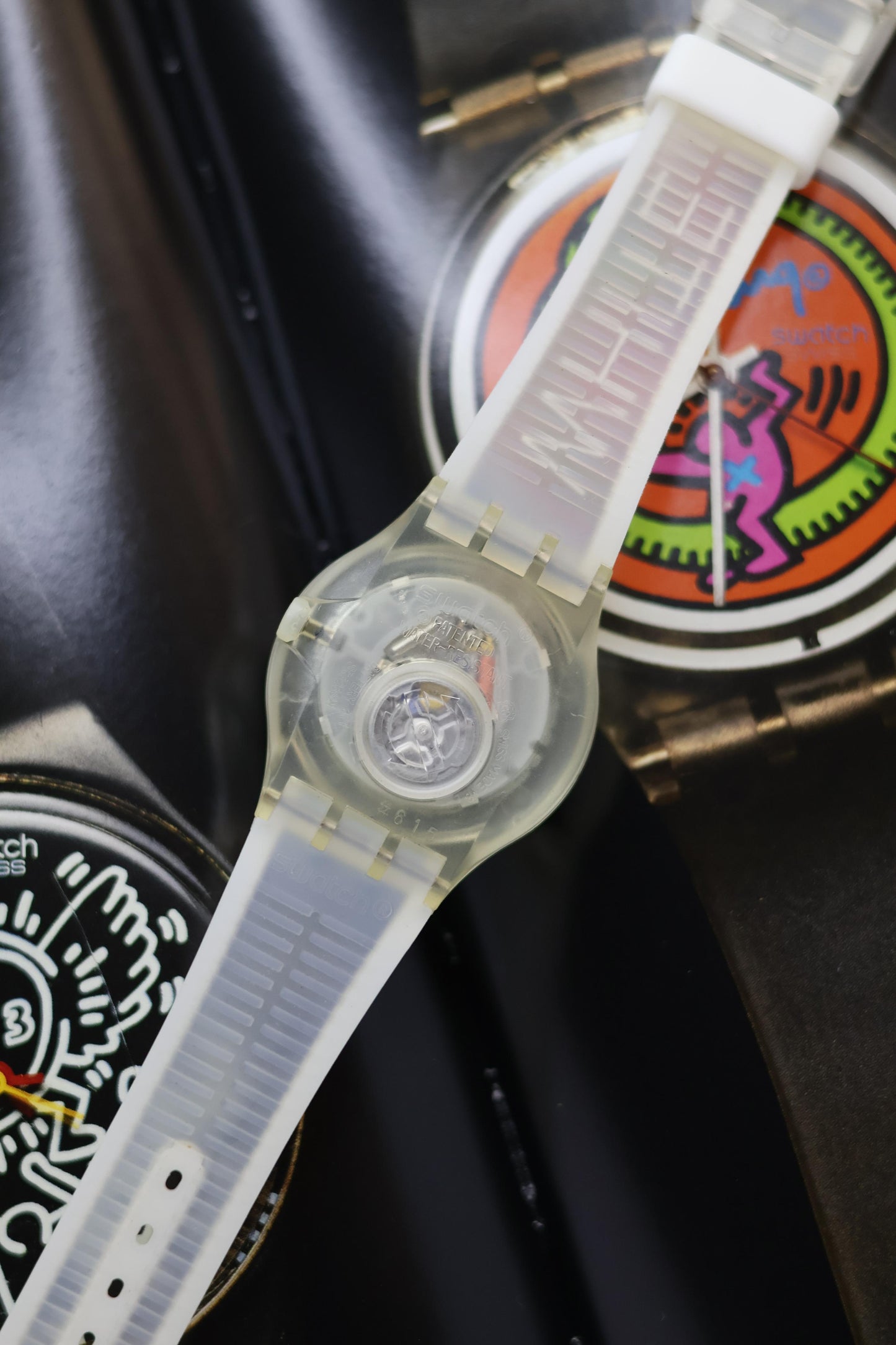 Swatch 40mm White Skeleton Dial (Pre Owned)