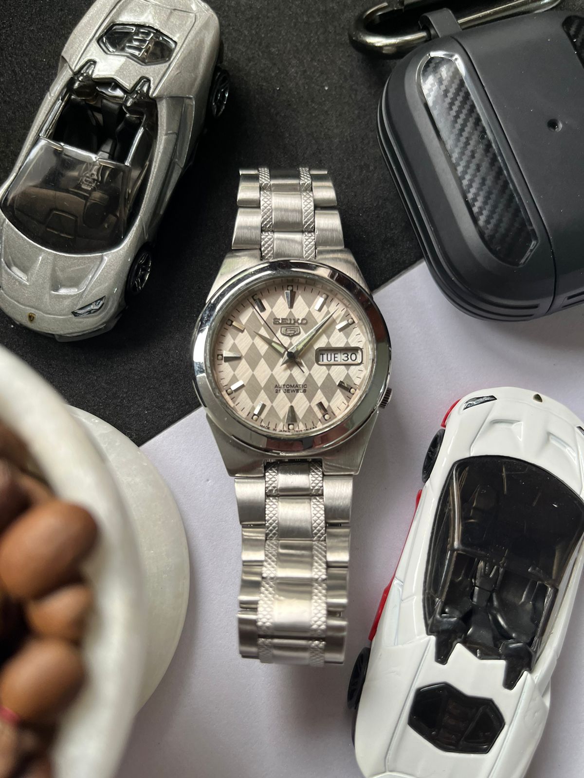 Watchtopia Default Title Seiko White - Main Image