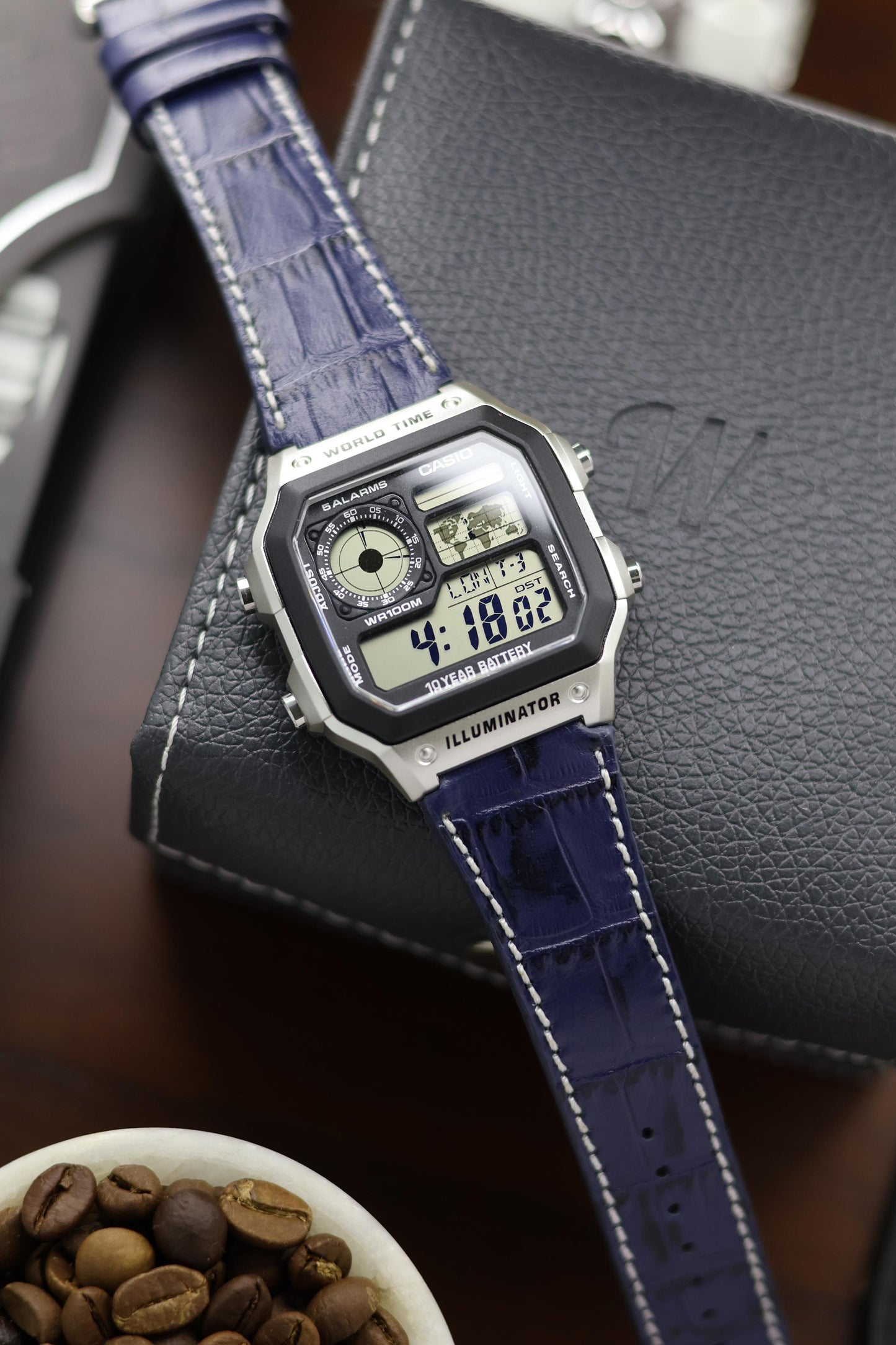 Leather Straps for CASIO AE1200 Series - with FREE Strap Tool!