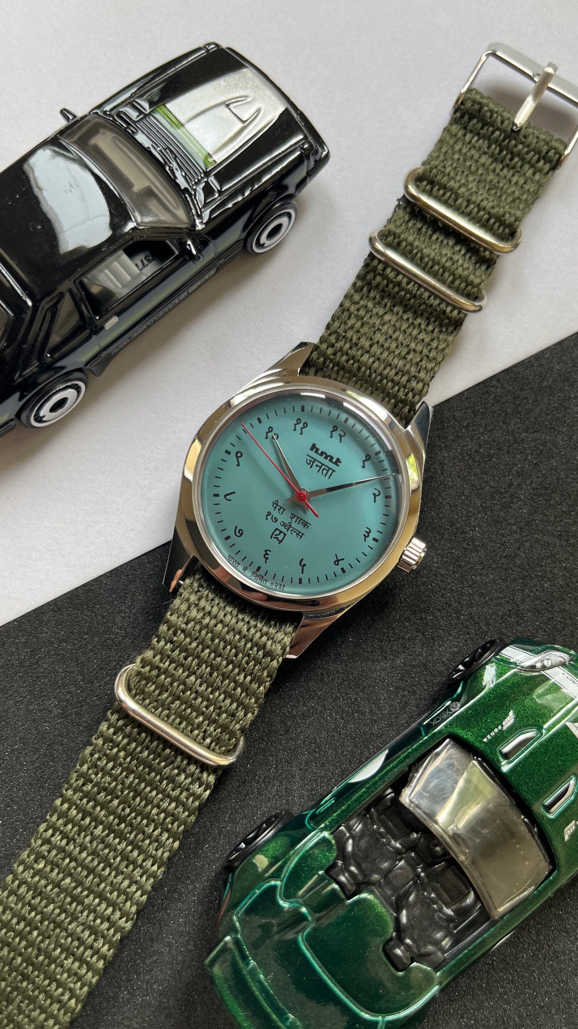 HMT Janata Devanagri - TIFFANY BLUE Dial