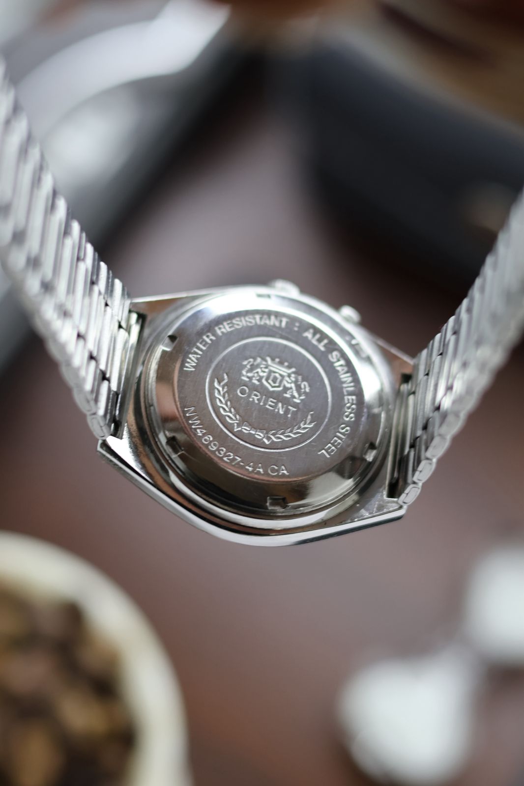 (Super Rare) Orient Tri-Star Crystal Grey Motif Dial - Automatic Vintage Watch (Pre Owned) - SE422